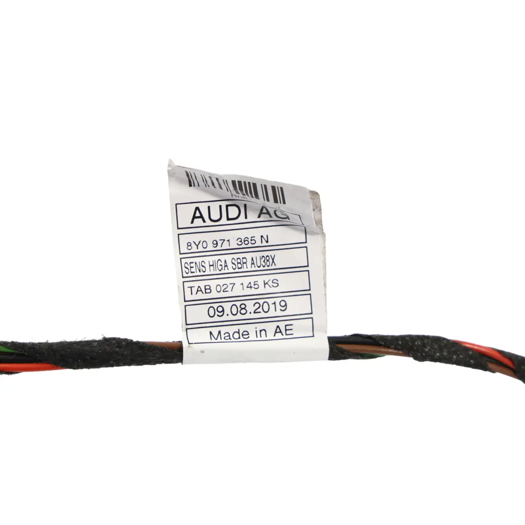 Audi A3 8Y Seat Belt Warning System Wiring Harness Cable Loom System - SKU 8Y0971365N - Part number 8Y0971365N
