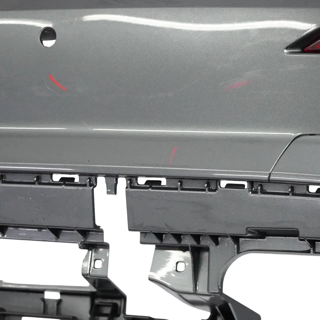 Audi S3 8Y Rear Bumper Trim Panel Covering Daytona Grey Metallic - Z7S - SKU 8Y4807067E-DGR1 - Part number 8Y4807067E