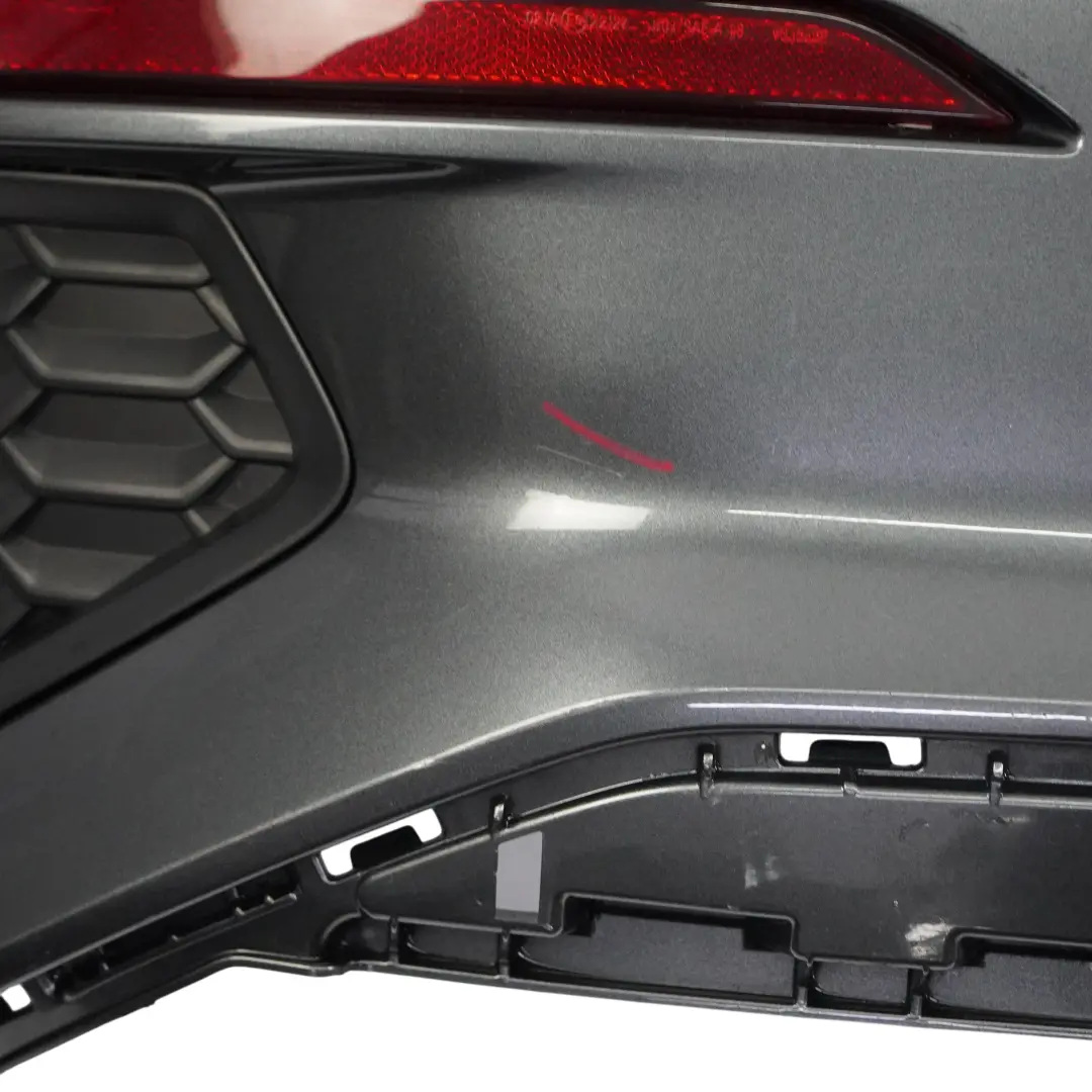 Audi S3 8Y Rear Bumper Trim Panel Covering Daytona Grey Metallic - Z7S - SKU 8Y4807067E-DGR1 - Part number 8Y4807067E