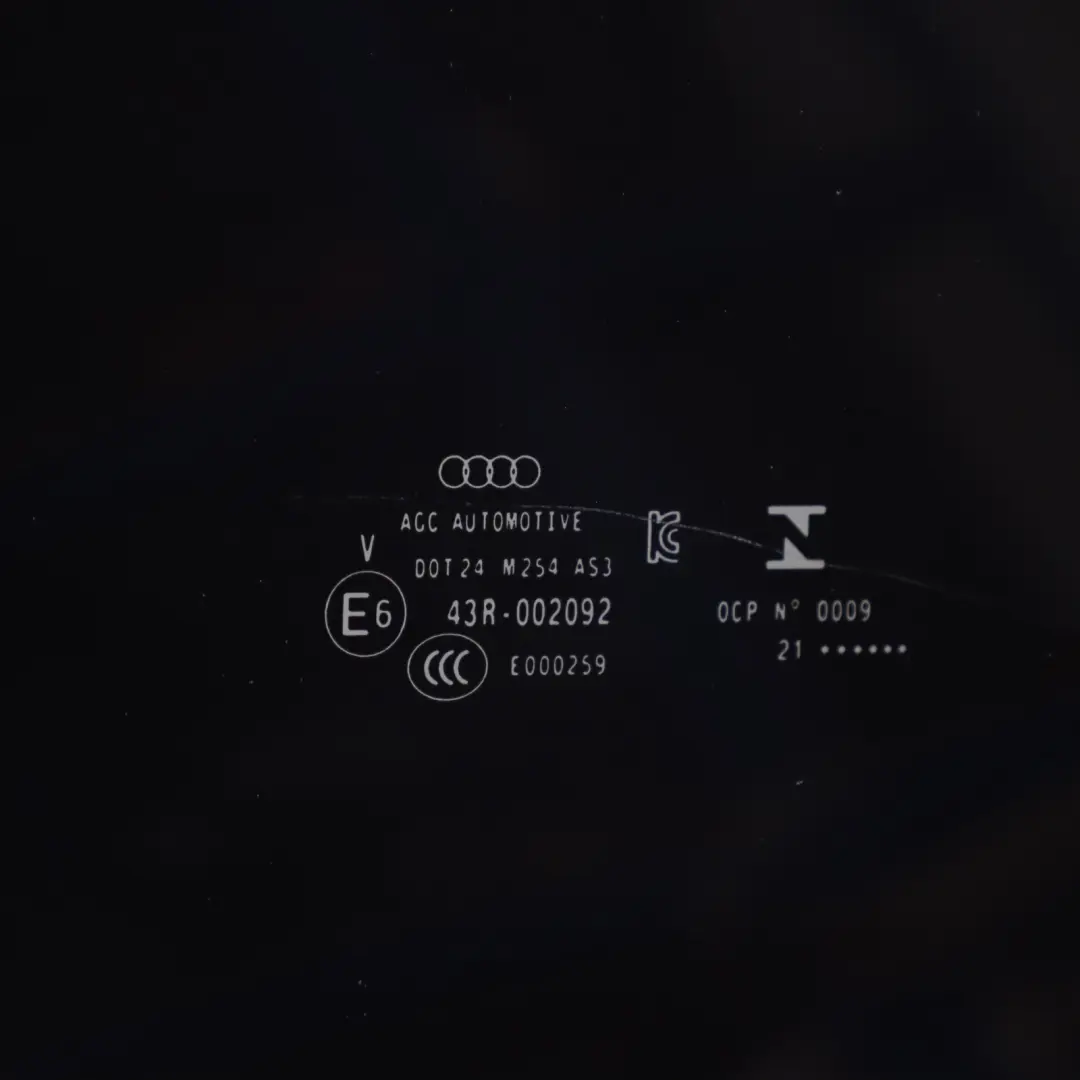 8Y Front Panoramic Sun Roof Glass Tinted Glazing AS3 to Audi A3 S3 with Part number 8Y4877055 Audi A3 S3 8Y Front Panoramic Sun Roof Glass Tinted Glazing AS3 - SKU 8Y4877055 - Part number 8Y4877055