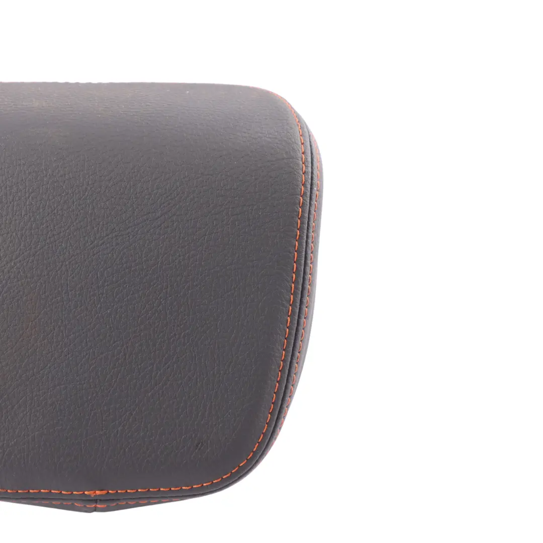 Headrest Head Rest Centre Middle Anthracite Orange Thread to BMW F40 Rear Seat with Part number 9108309 BMW F40 Rear Seat Headrest Head Rest Centre Middle Anthracite Orange Thread - SKU 9108309 - Part number 9108309