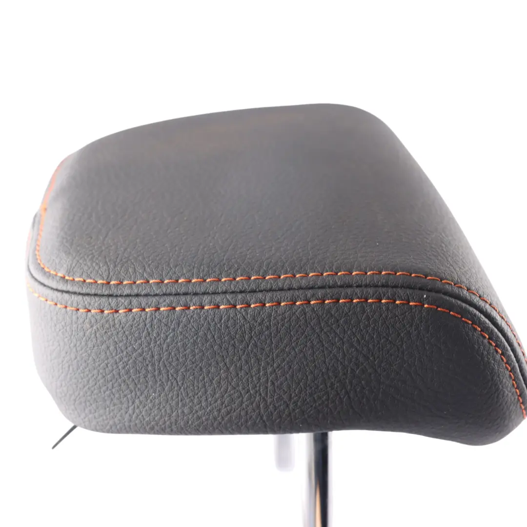 Headrest Head Rest Centre Middle Anthracite Orange Thread to BMW F40 Rear Seat with Part number 9108309 BMW F40 Rear Seat Headrest Head Rest Centre Middle Anthracite Orange Thread - SKU 9108309 - Part number 9108309