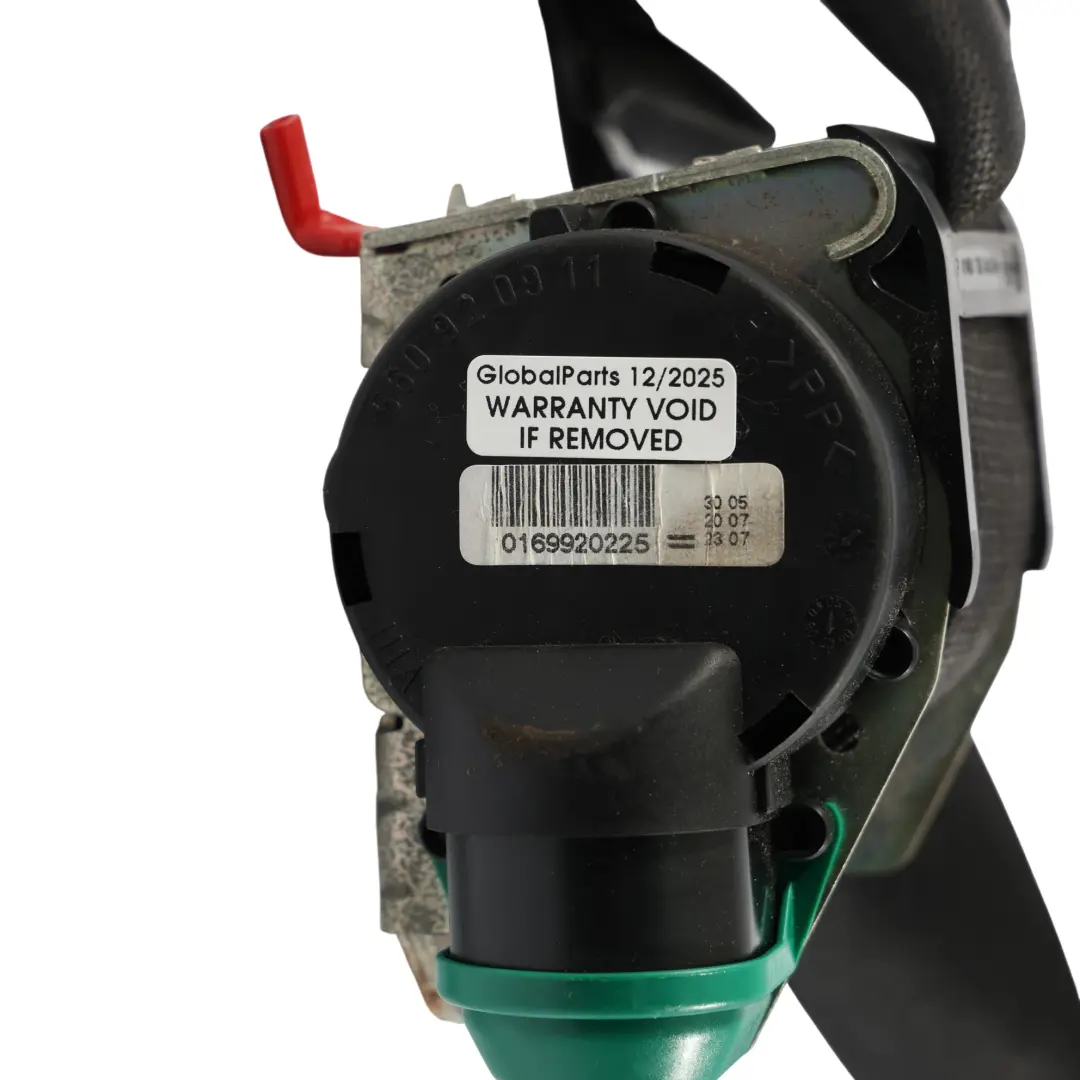 BMW E63 Upper Front Seat Belt Force Limiter Black Front Right O/S - SKU 9138272 - Part number 9138272