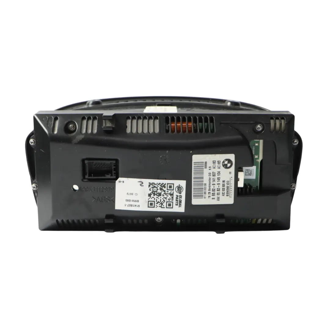BMW E60 E63 Navegación A Bordo Pantalla Monitor 6,5" - SKU 9141807-1 - Número de pieza 9141807