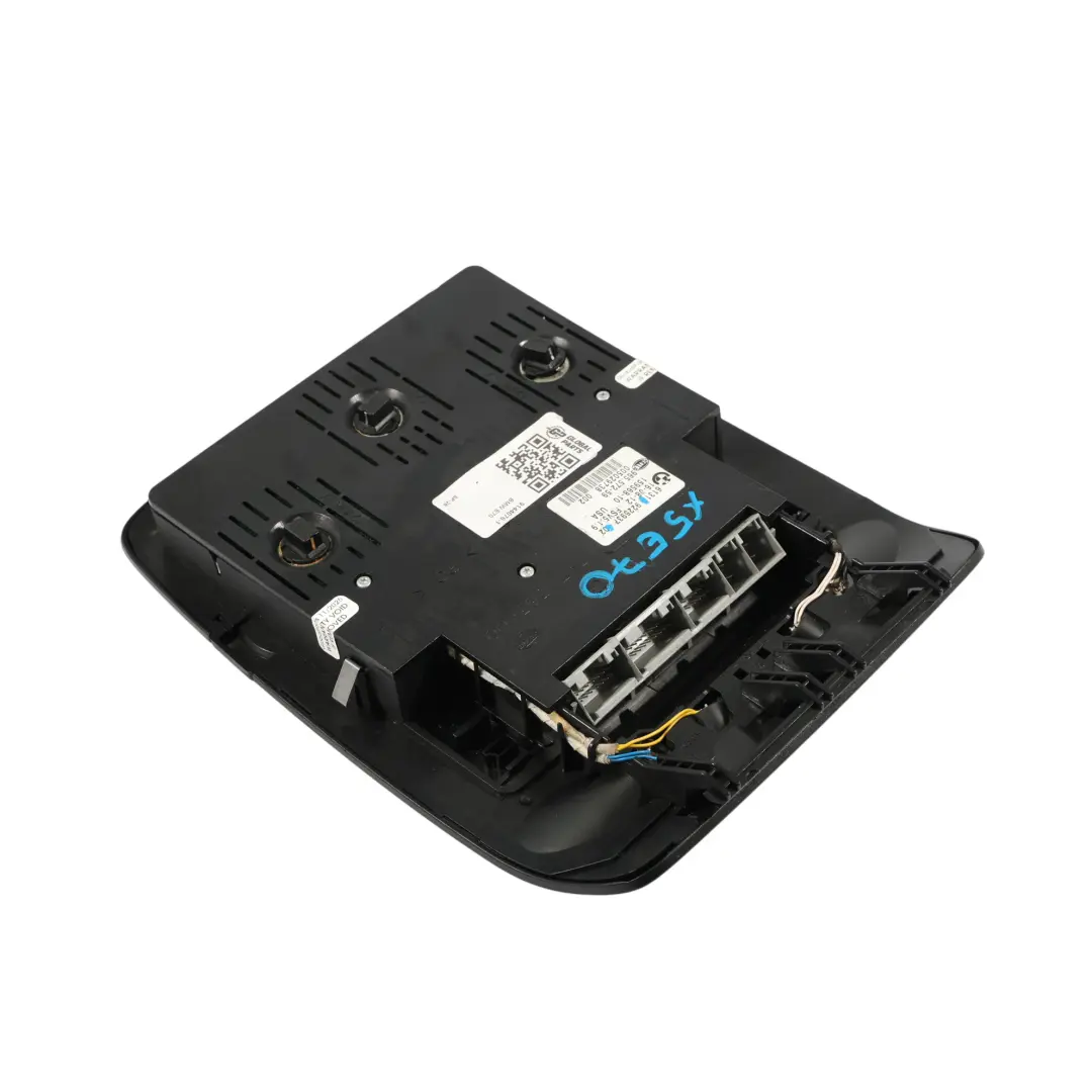 BMW X5 E70 X6 E71 Techo Luz Interior Interruptor Negro Delantero - SKU 9144076-1 - Número de pieza 9144076