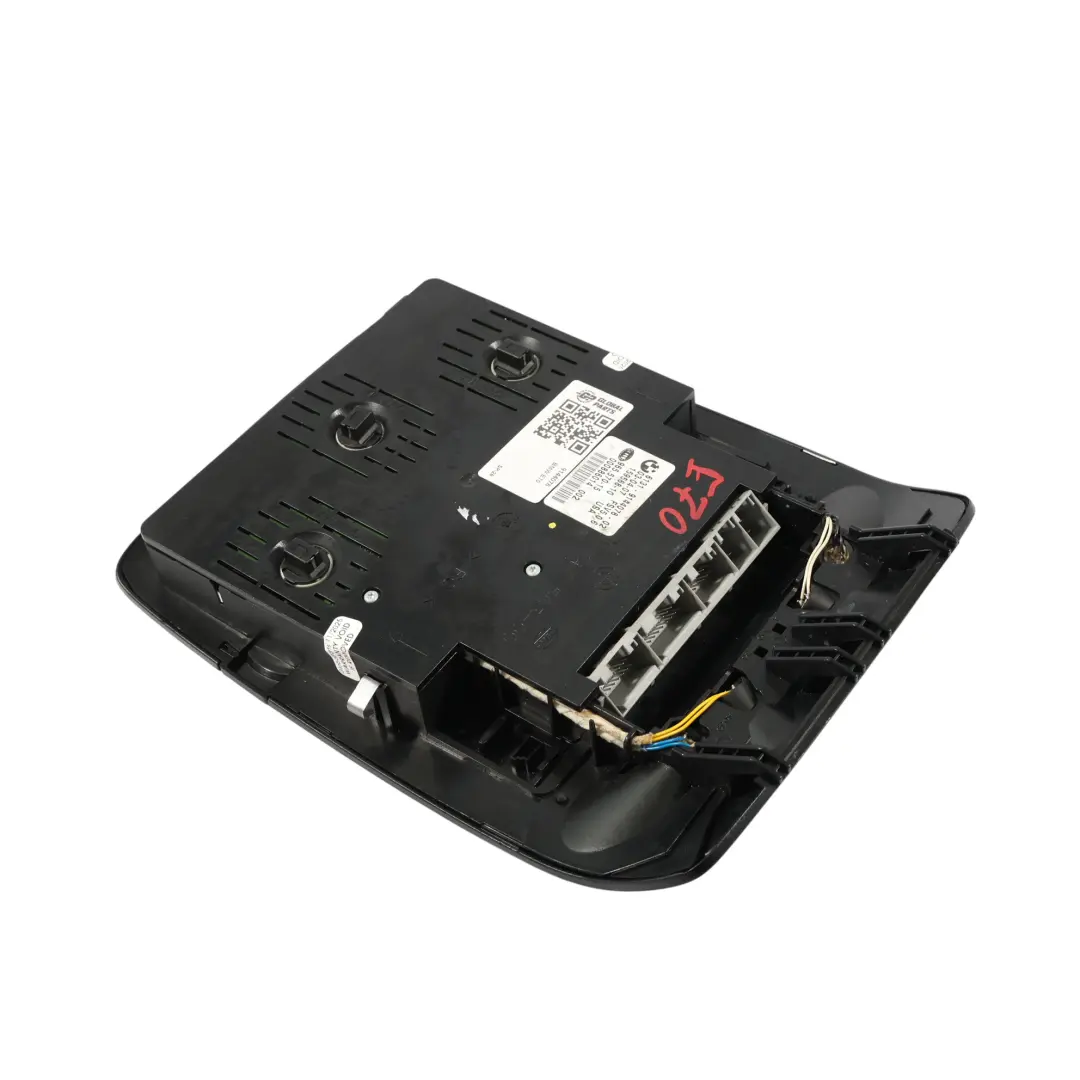 Techo Luz Interior Interruptor Delantero Negro para BMW X5 E70 X6 E71 con número de pieza 9144076 BMW X5 E70 X6 E71 Techo Luz Interior Interruptor Delantero Negro - SKU 9144076 - Número de pieza 9144076