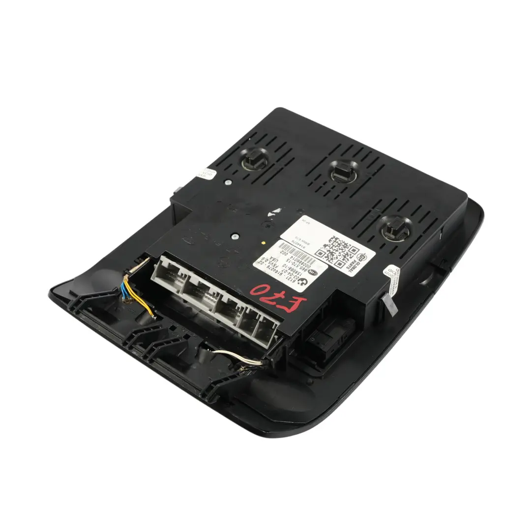 Headliner Roof Light Interior Lamp Switch Front Black to BMW X5 E70 X6 E71 with Part number 9144076 BMW X5 E70 X6 E71 Headliner Roof Light Interior Lamp Switch Front Black - SKU 9144076 - Part number 9144076