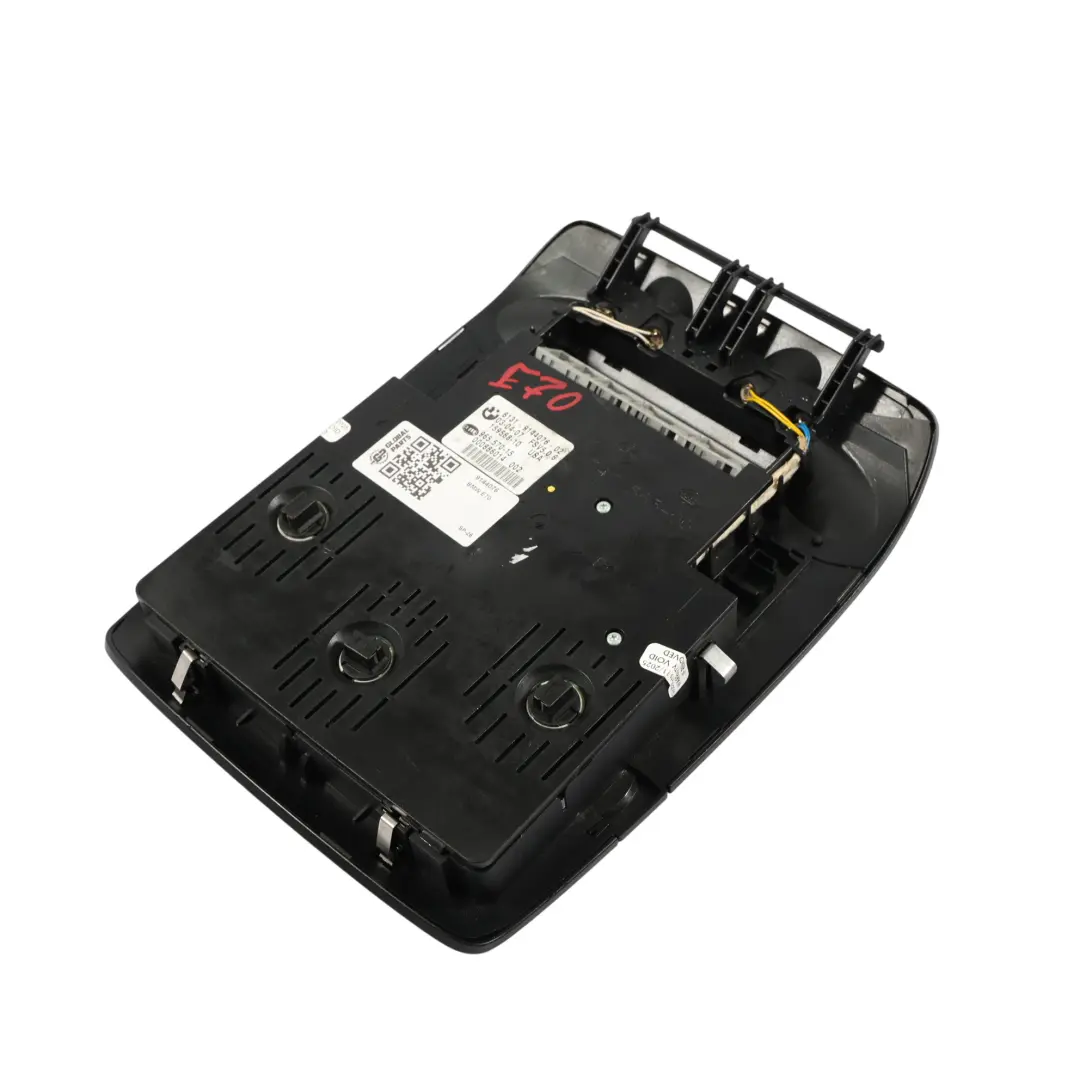 Headliner Roof Light Interior Lamp Switch Front Black to BMW X5 E70 X6 E71 with Part number 9144076 BMW X5 E70 X6 E71 Headliner Roof Light Interior Lamp Switch Front Black - SKU 9144076 - Part number 9144076