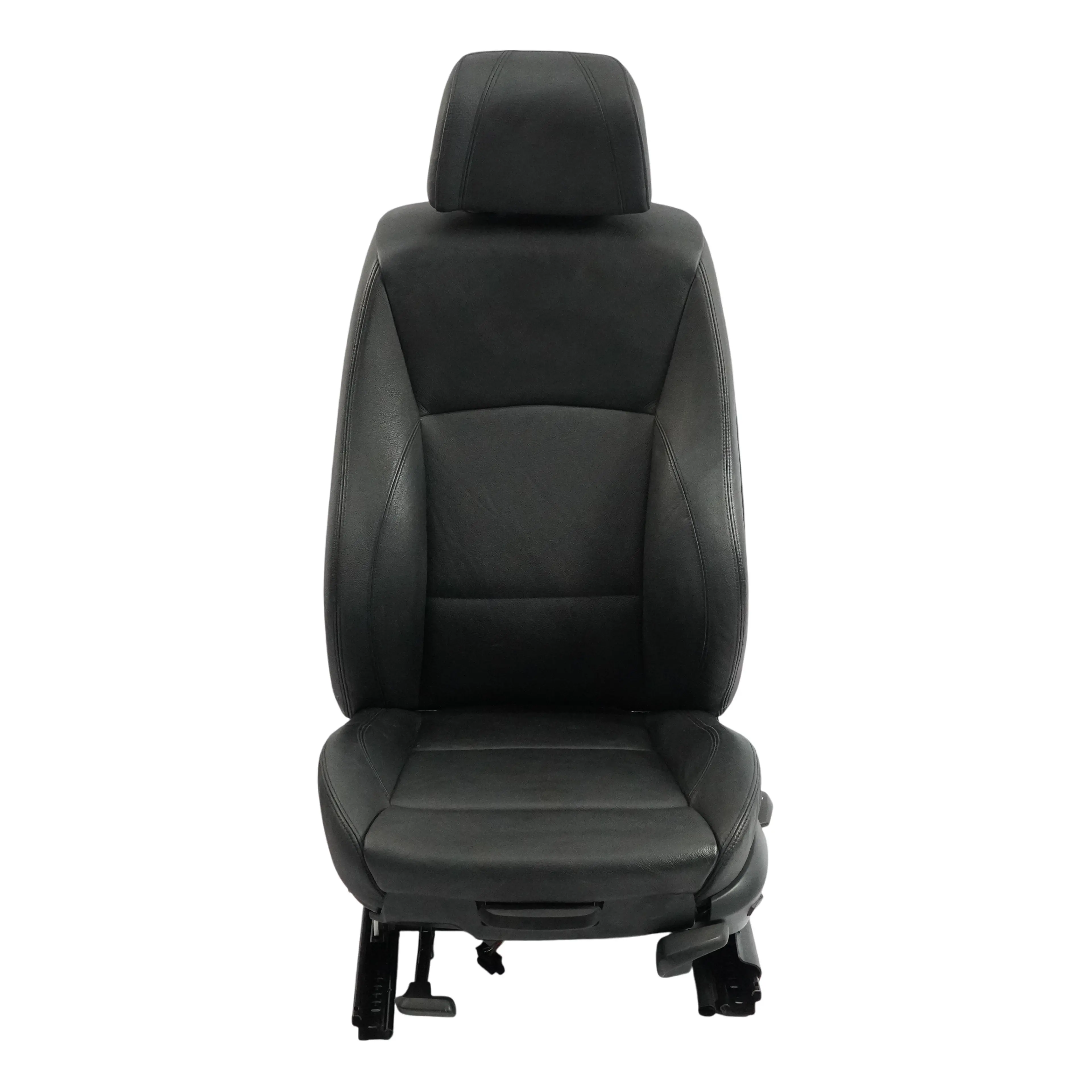 BMW E90 E91 M Sport Asiento Delantero Izquierdo Interior Cuero Negro Dakota