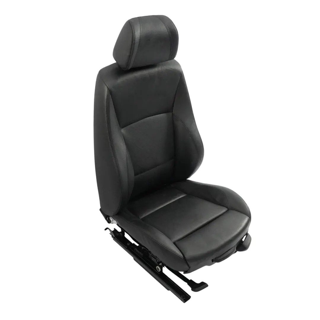 BMW E90 E91 M Sport Sitz Vorne Links Innenraum Schwarz Leder Dakota - SKU 9156453-4 - Teilenummer 9156453