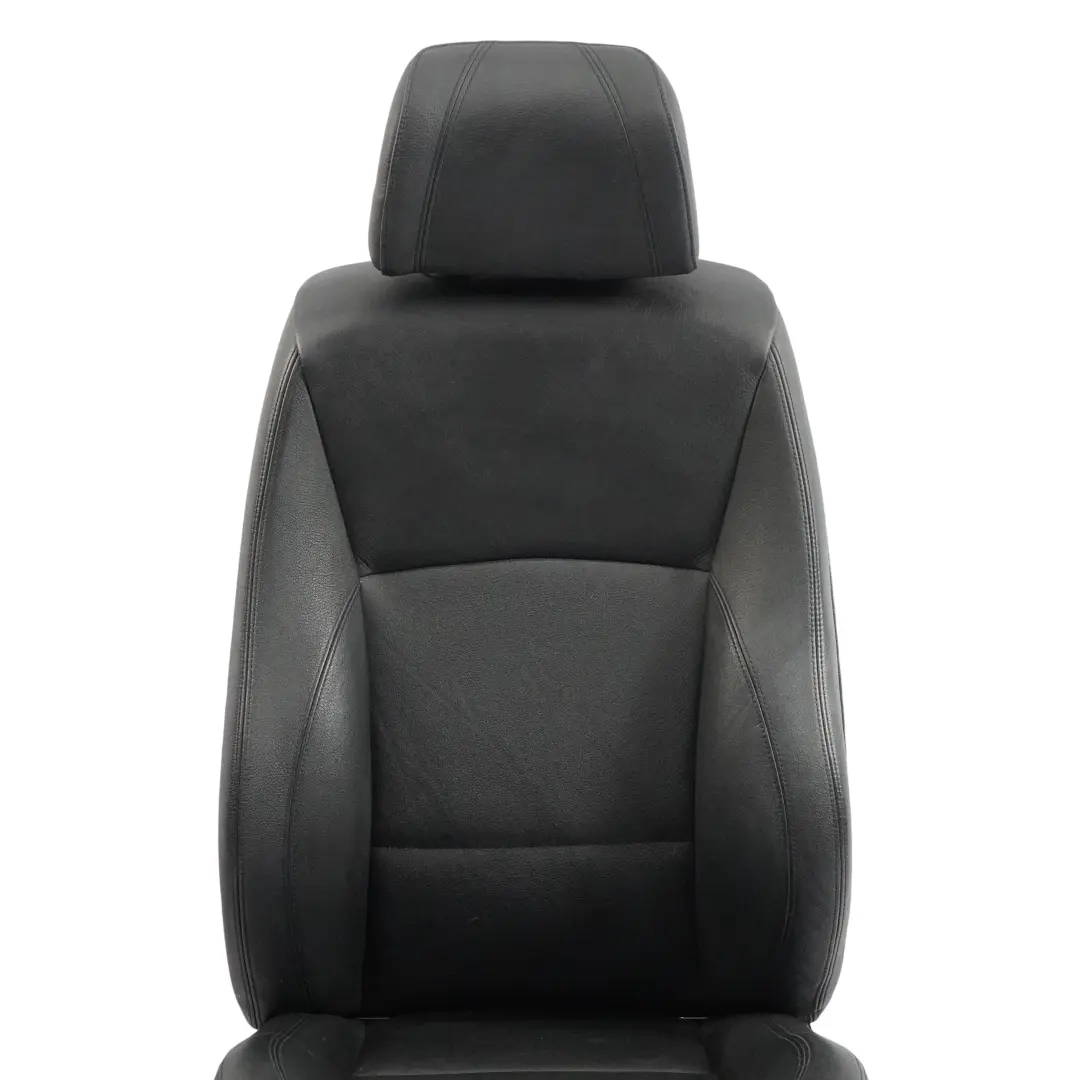 Front Left N/S Interior Black Leather Dakota to BMW E90 E91 M Sport Seat with Part number 9156453 BMW E90 E91 M Sport Seat Front Left N/S Interior Black Leather Dakota - SKU 9156453-4 - Part number 9156453