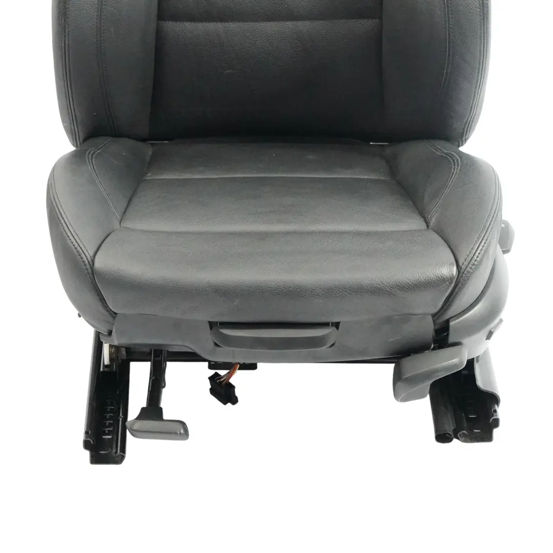 BMW E90 E91 M Sport Sitz Vorne Links Innenraum Schwarz Leder Dakota - SKU 9156453-4 - Teilenummer 9156453