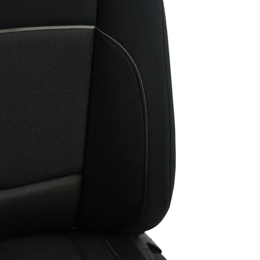BMW E81 E82 Seat Front Left N/S Interior Cloth Fabric Network Anthracite - SKU 9164811-3 - Part number 9164811