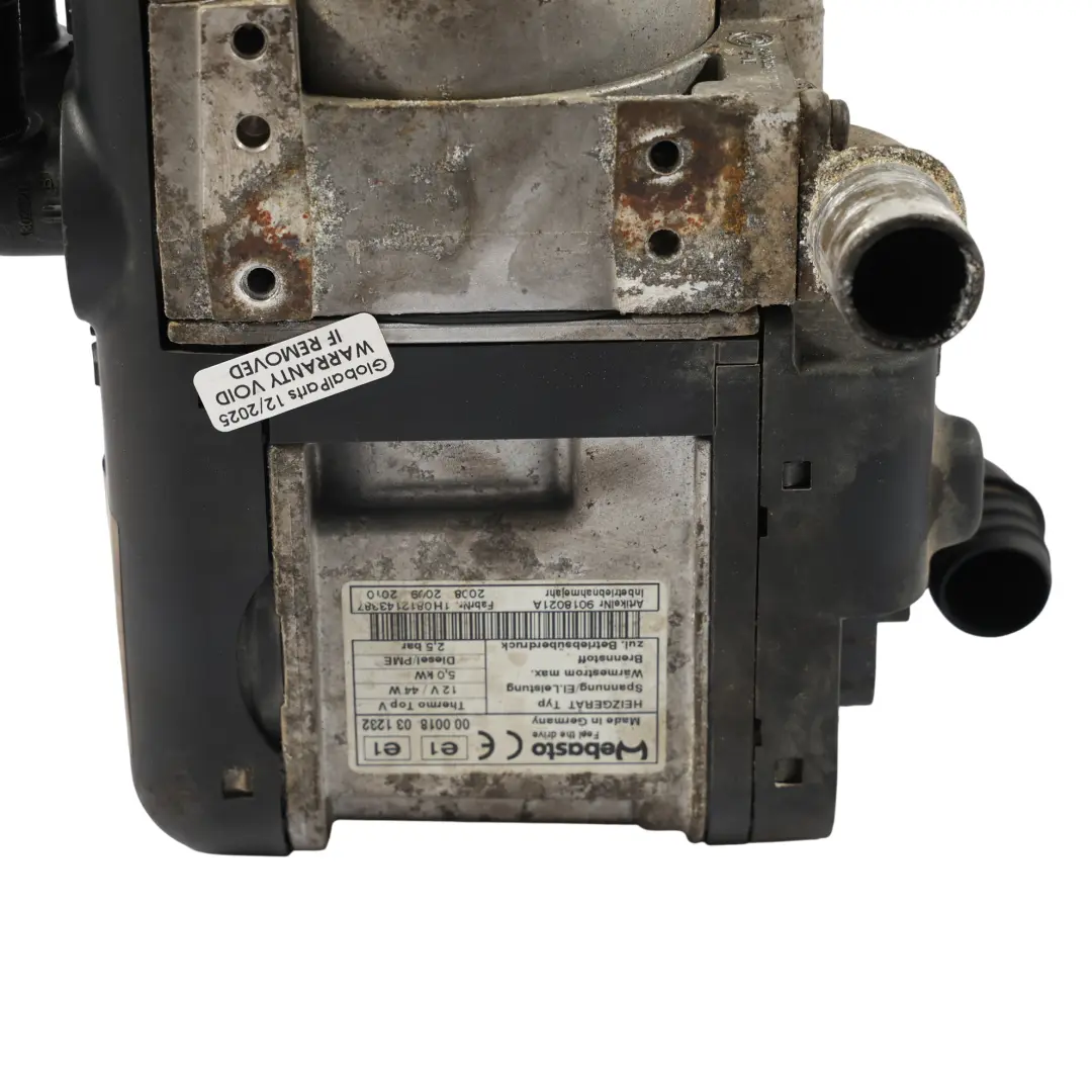 BMW X5 E70 Webasto Calentador Auxiliar Thermo Top V M57 M57N 3.0D Diesel - SKU 9178047 - Número de pieza 9178047