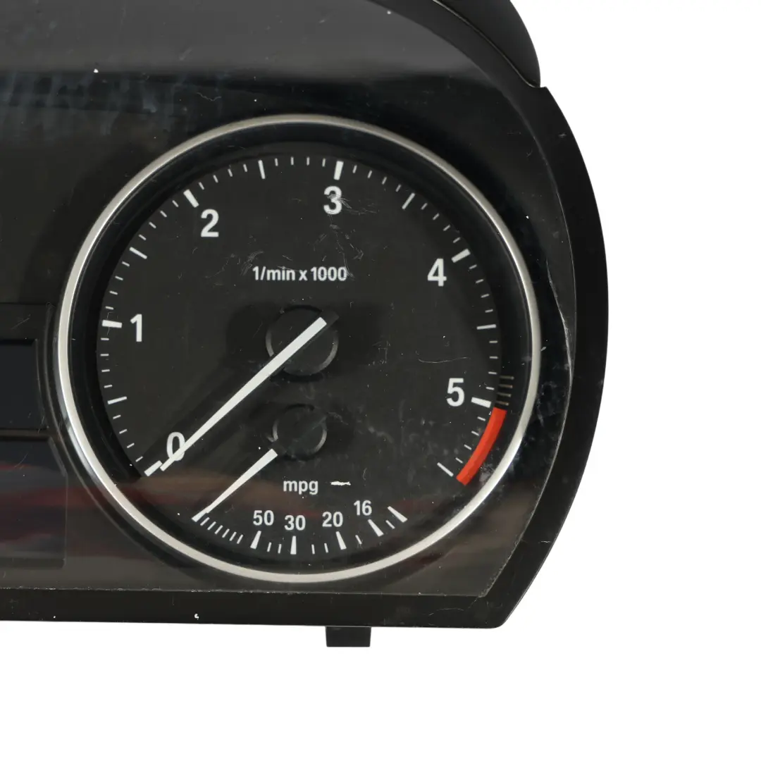 BMW E90 Instrument Cluster Speedo Clocks Manual Petrol Engine - SKU RHD-9187373 - Part number 9187373