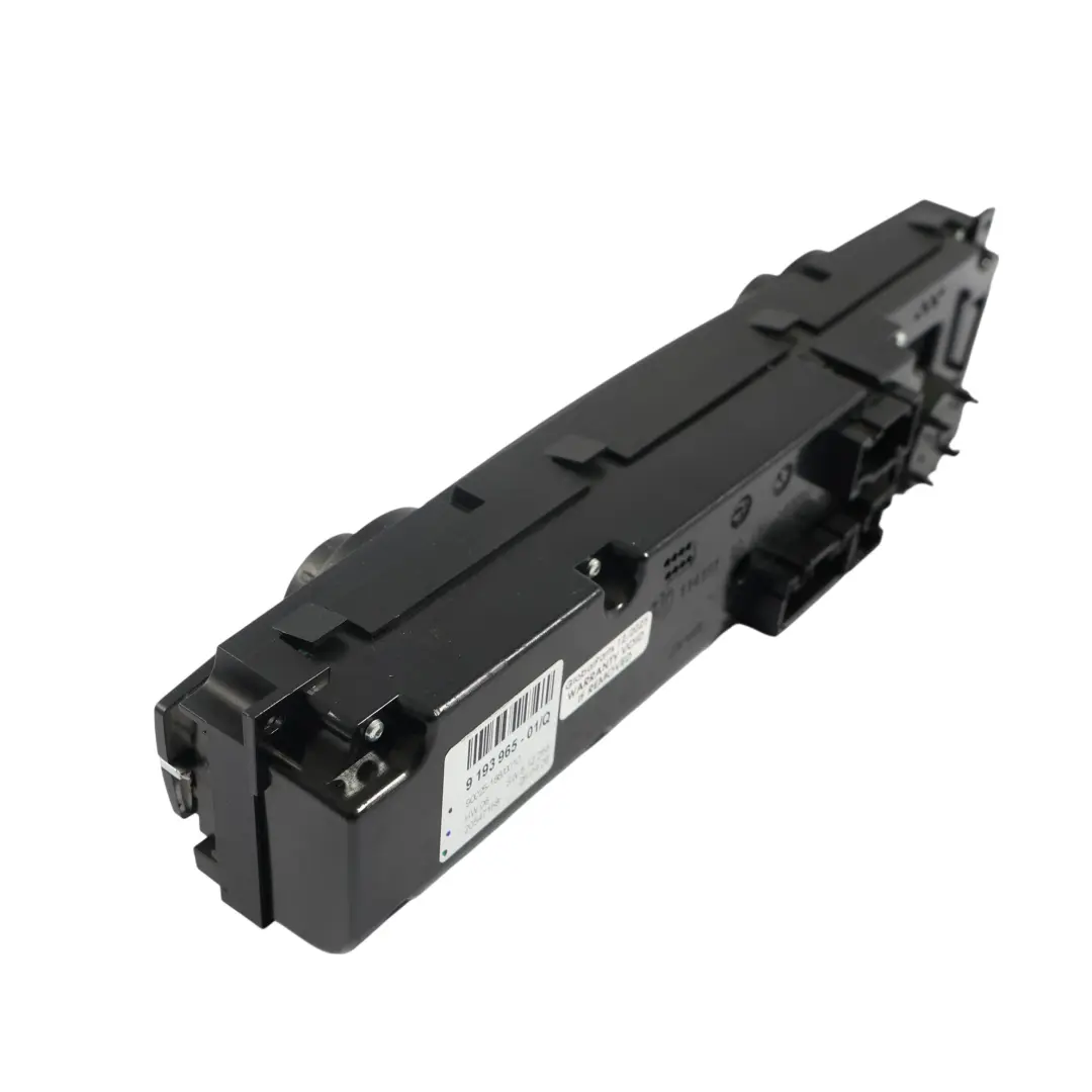 A/C Climate Heater Control Unit Switch Panel Automatic to BMW X5 E70 X6 E71 with Part number 9193965 BMW X5 E70 X6 E71 A/C Climate Heater Control Unit Switch Panel Automatic - SKU 9193965-1 - Part number 9193965