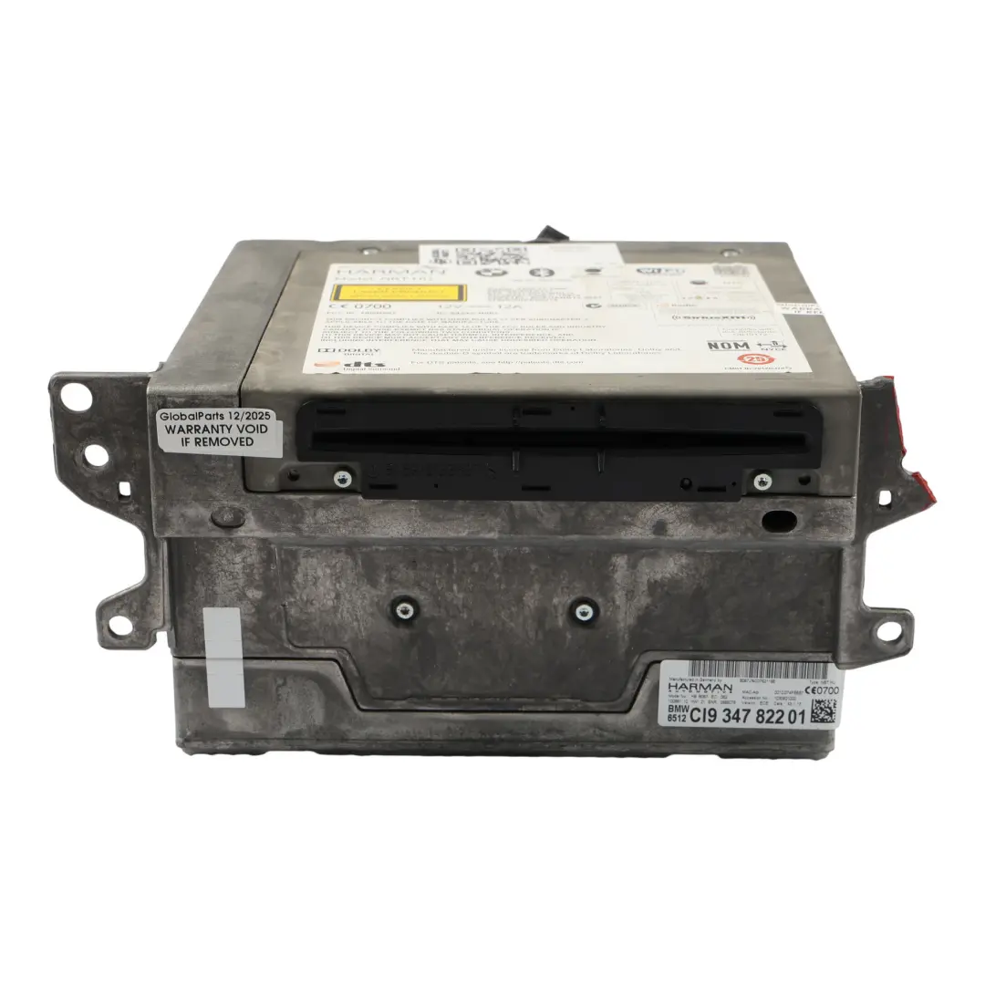 BMW F10 F11 F20 F30 Módulo De Control Superior De Navegación Satélite - SKU 9347822-1 - Número de pieza 9347822