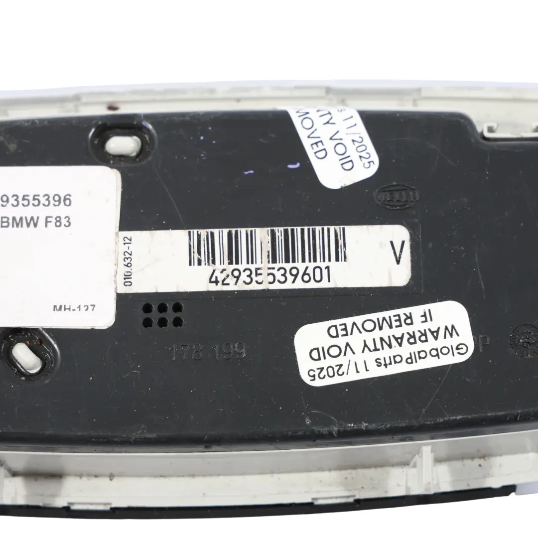 BMW F15 F16 F20 F45 LCI Front Interior Roof Light Lamp Panel Console - SKU 9355396 - Part number 9355396