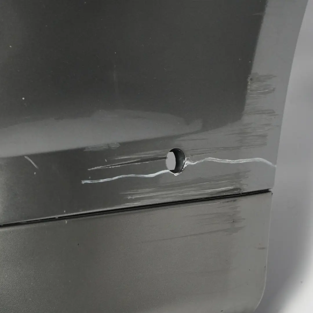 Front Bumper Trim Panel Covering Meteor Grey Metallic - M7W to Porsche Cayenne 9PA with Part number 95550531111 Porsche Cayenne 9PA Front Bumper Trim Panel Covering Meteor Grey Metallic - M7W - SKU 95550531111-MET - Part number 95550531111