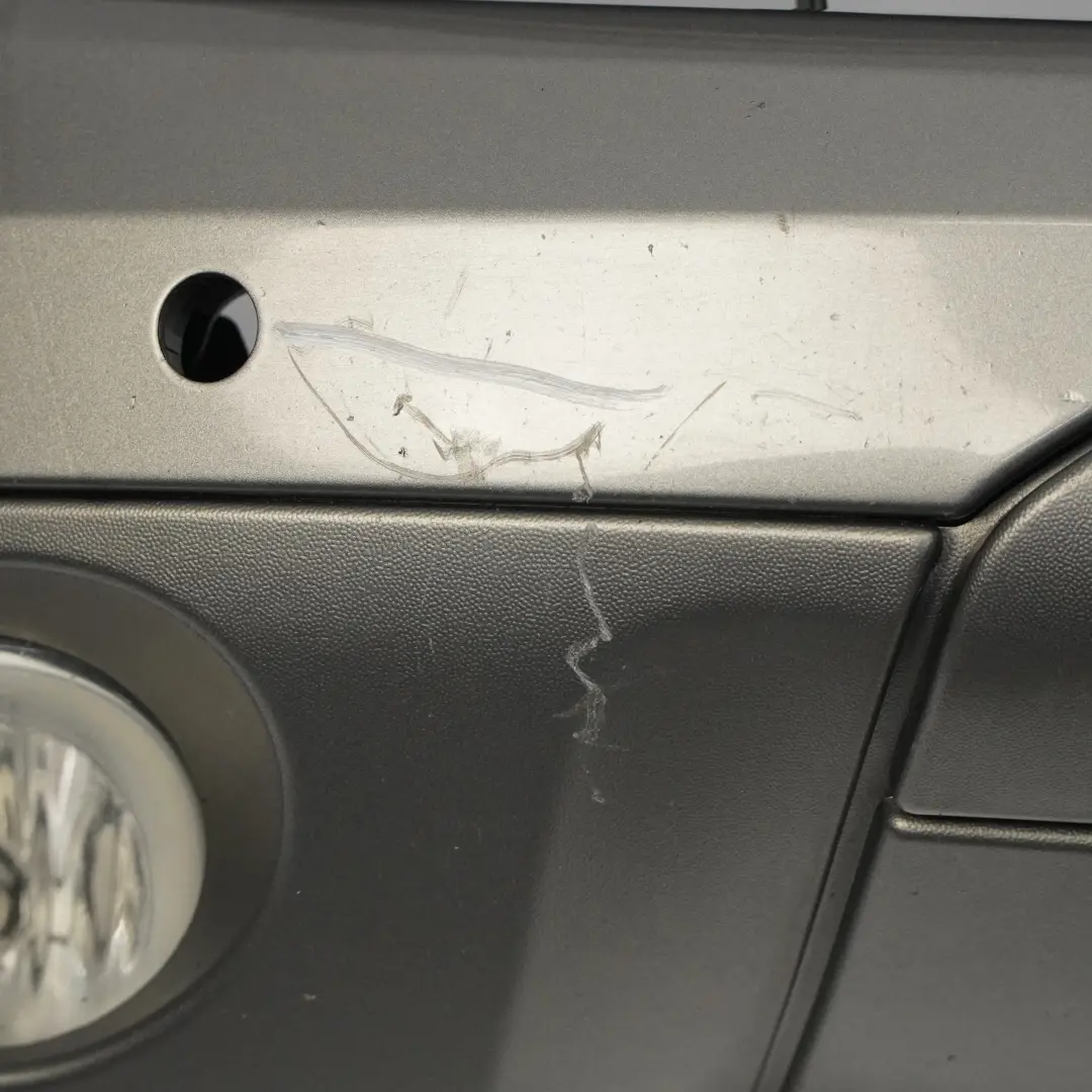 Front Bumper Trim Panel Covering Meteor Grey Metallic - M7W to Porsche Cayenne 9PA with Part number 95550531111 Porsche Cayenne 9PA Front Bumper Trim Panel Covering Meteor Grey Metallic - M7W - SKU 95550531111-MET - Part number 95550531111