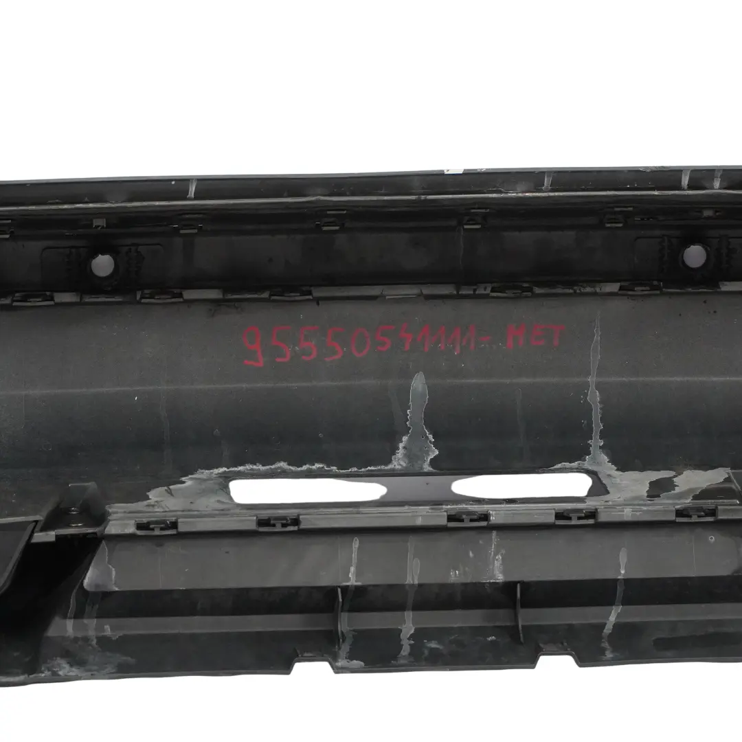 Porsche Cayenne 9PA Rear Bumper Trim Panel Covering Meteor Grey Metallic - M7W - SKU 95550541111-MET - Part number 95550541111
