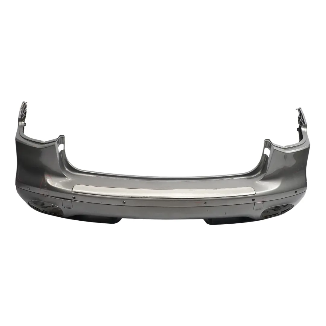 Bumper Trim Panel Covering Meteor Grey Metallic - M7W to Porsche Cayenne 9PA Rear with Part number 95550541111 Porsche Cayenne 9PA Rear Bumper Trim Panel Covering Meteor Grey Metallic - M7W - SKU 95550541111-MET - Part number 95550541111