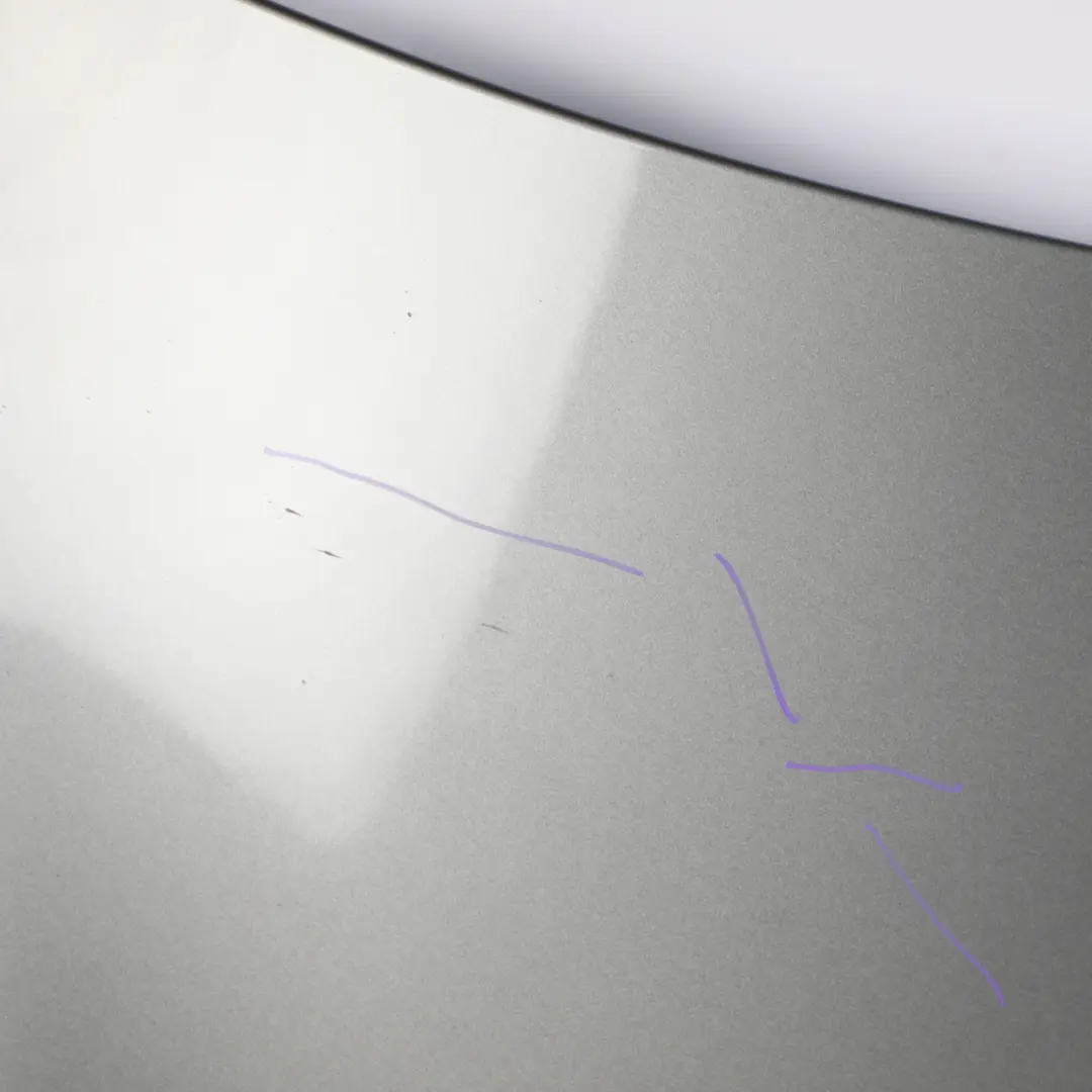 Hood Bonnet Trim Panel Engine Cover Meteor Grey - M7W to Porsche Cayenne 955 9PA with Part number 95551101100 Porsche Cayenne 955 9PA Hood Bonnet Trim Panel Engine Cover Meteor Grey - M7W - SKU 95551101100-MET - Part number 95551101100