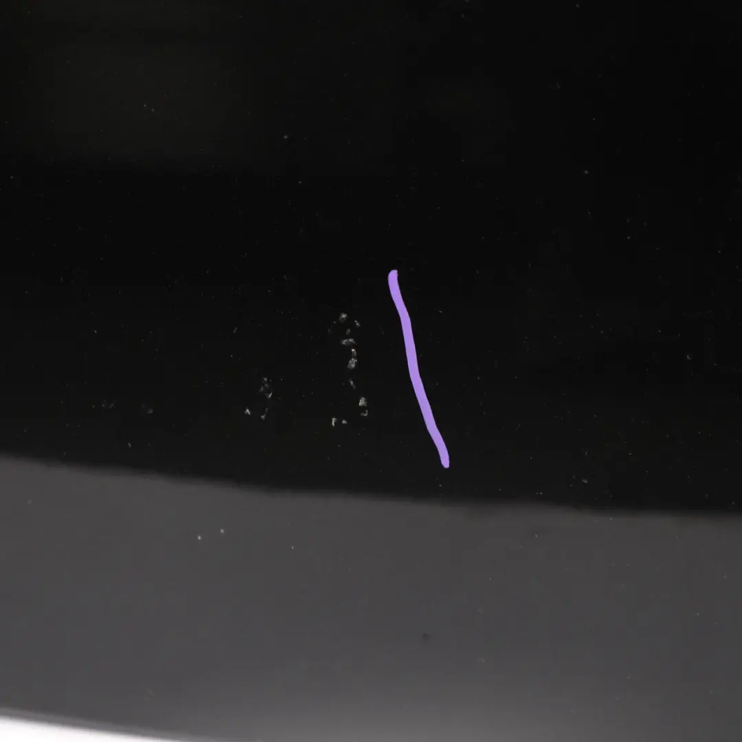 Porsche Cayenne 9PA Hood Bonnet Panel Engine Cover Basalt Black Metallic - C9Z - SKU 95551101101-BAB - Part number 95551101101