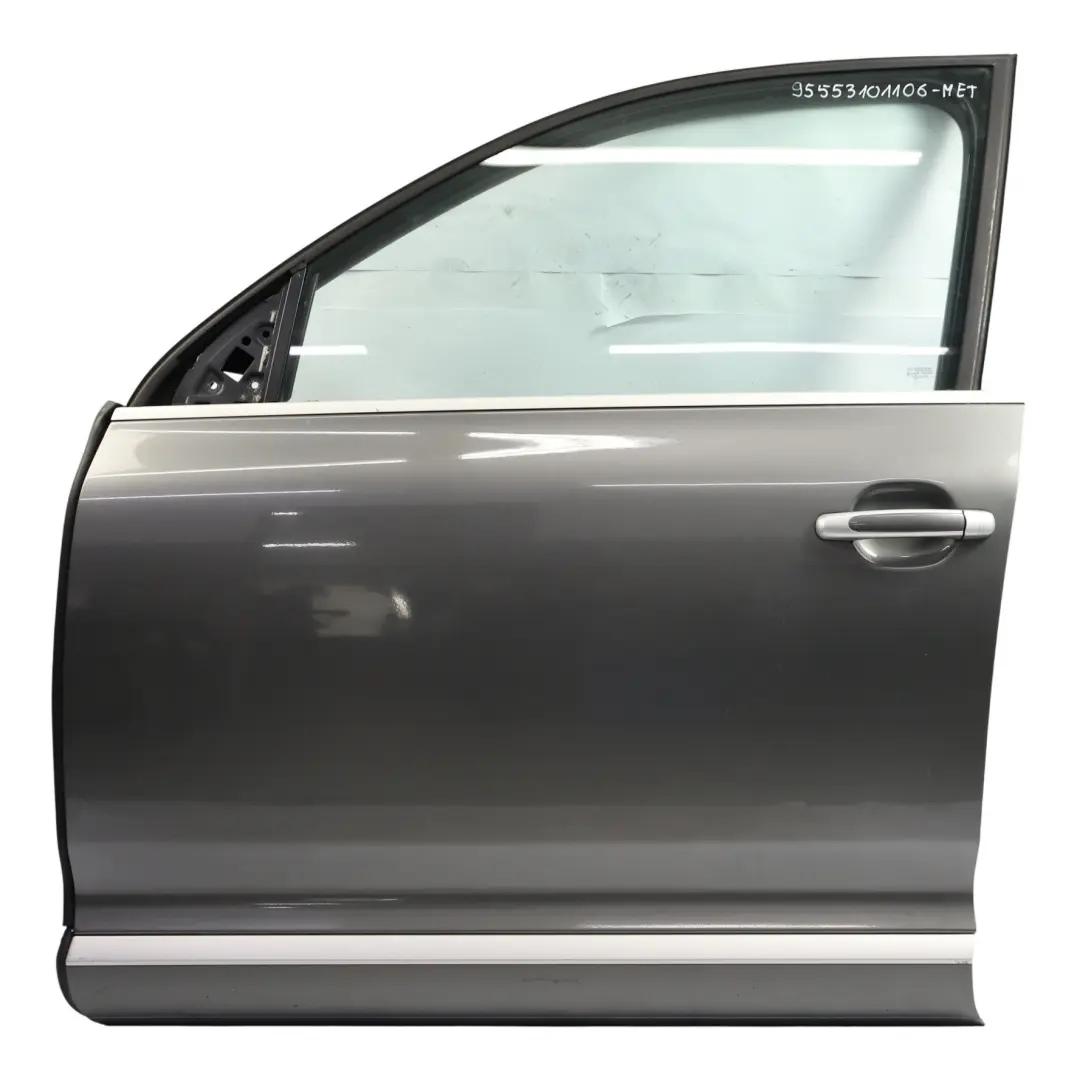 Porsche Cayenne 9PA Porta Anteriore Sinistra Meteor Grey Metallic - M7W - SKU 95553101106-MET - Numero di parte 95553101106