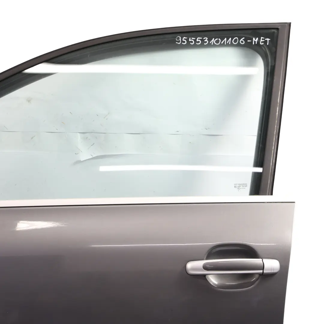 Porsche Cayenne 9PA Drzwi Przednie Lewe Meteor Grey Metallic - M7W - SKU 95553101106-MET - Numer Części 95553101106