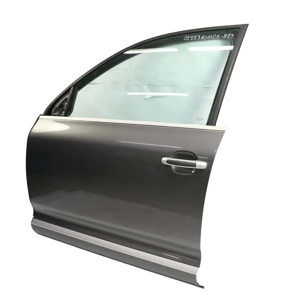 Porsche Cayenne 9PA Door Front Left N/S Meteor Grey Metallic - M7W - SKU 95553101106-MET - Part number 95553101106