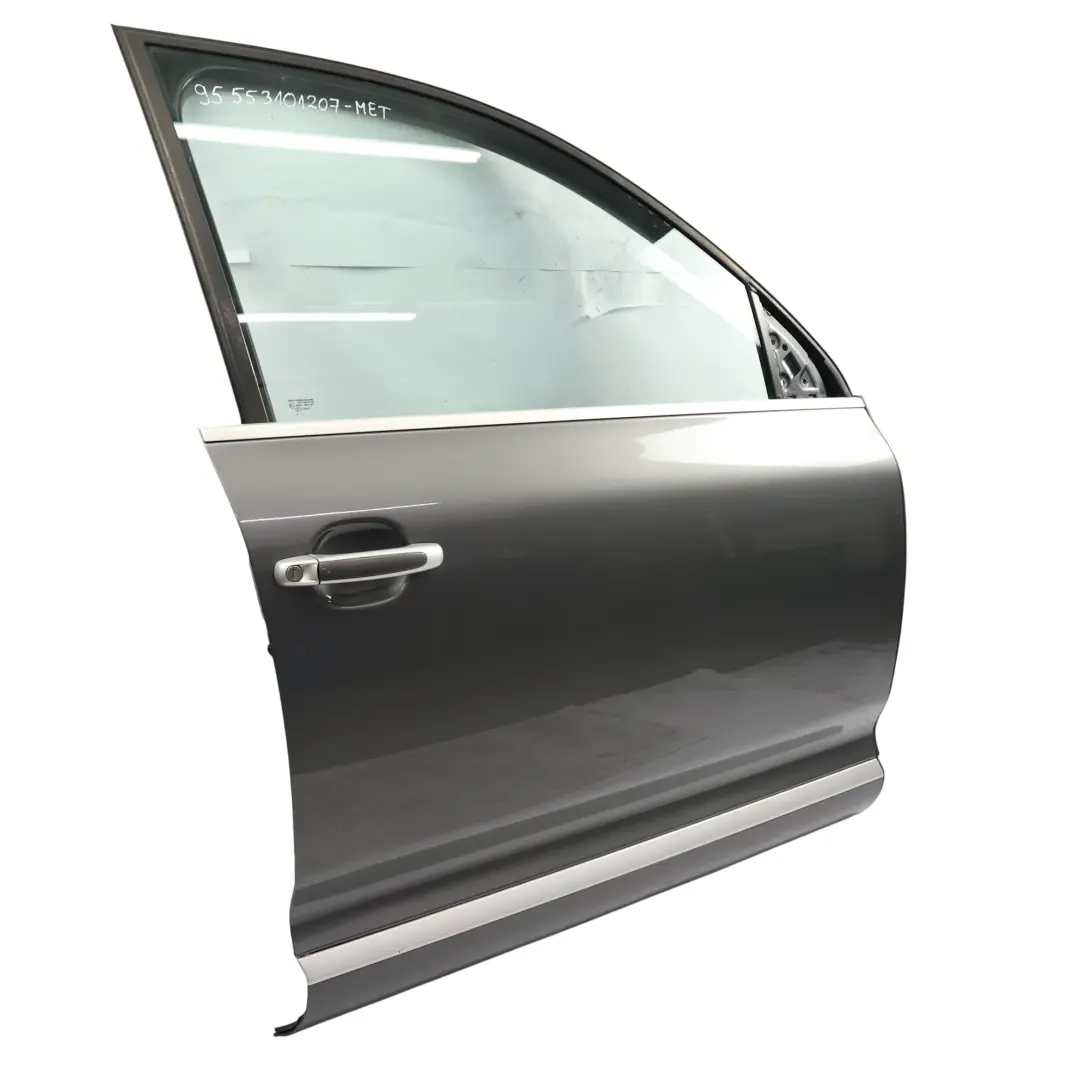 Porsche Cayenne 9PA Puerta Delantera Derecha Meteor Grey Metallic - M7W - SKU 95553101207-MET - Número de pieza 95553101207