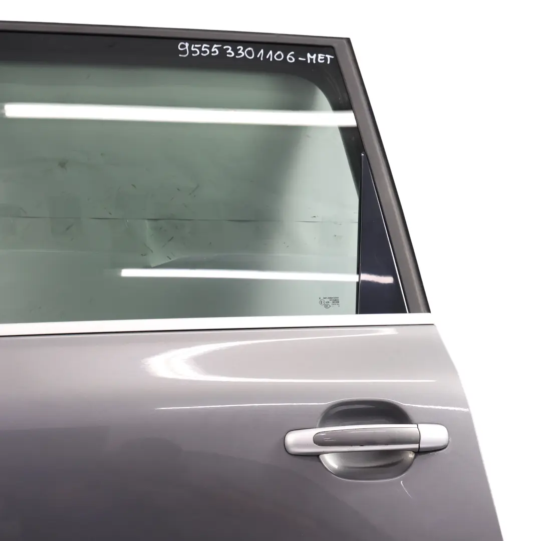 Porsche Cayenne 9PA Door Rear Left N/S Meteor Grey Metallic - M7W - SKU 95553301106-MET - Part number 95553301106
