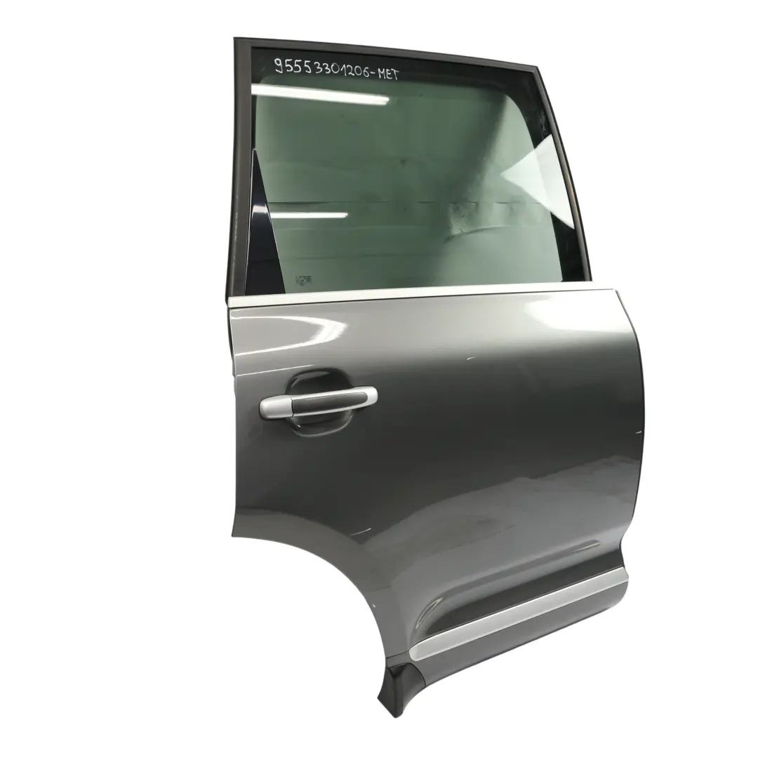 Tür Hinten Rechts Meteor Grau Metallic - M7W für Porsche Cayenne 9PA mit Teilenummer 95553301206 Porsche Cayenne 9PA Tür Hinten Rechts Meteor Grau Metallic - M7W - SKU 95553301206-MET - Teilenummer 95553301206