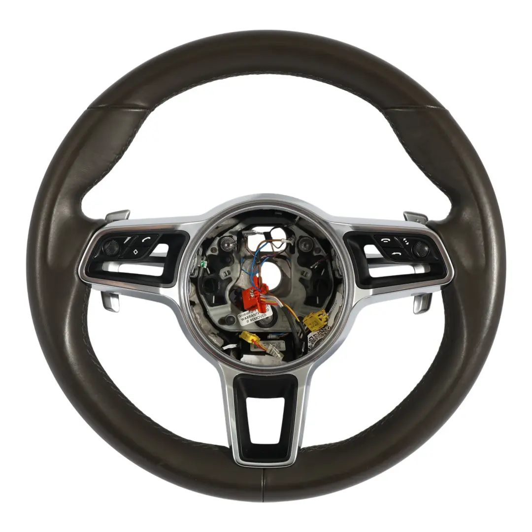 Cuero Marrón Palanca de Cambio para Porsche Macan 95B Volante De con número de pieza 95B419798D Porsche Macan 95B Volante De Cuero Marrón Palanca de Cambio - SKU 95B419798D - Número de pieza 95B419798D