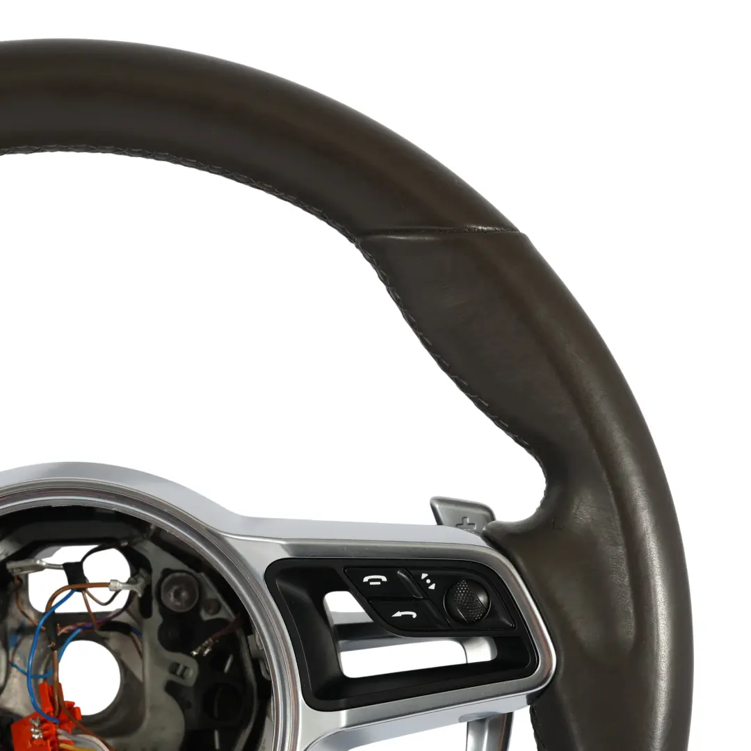 Porsche Macan 95B Volante De Cuero Marrón Palanca de Cambio - SKU 95B419798D - Número de pieza 95B419798D
