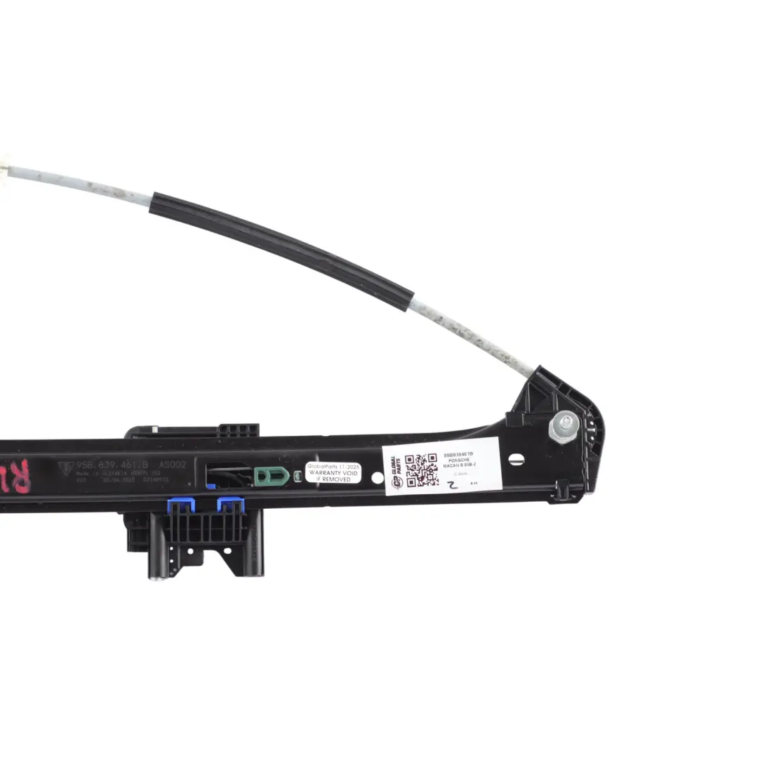 95B-2 Réglage De La Vitre De Porte Arrière Gauche pour Porsche Macan à propos du numéro de pièce 95B839461B Porsche Macan 95B-2 Réglage De La Vitre De Porte Arrière Gauche - SKU 95B839461B - Numéro de pièce 95B839461B