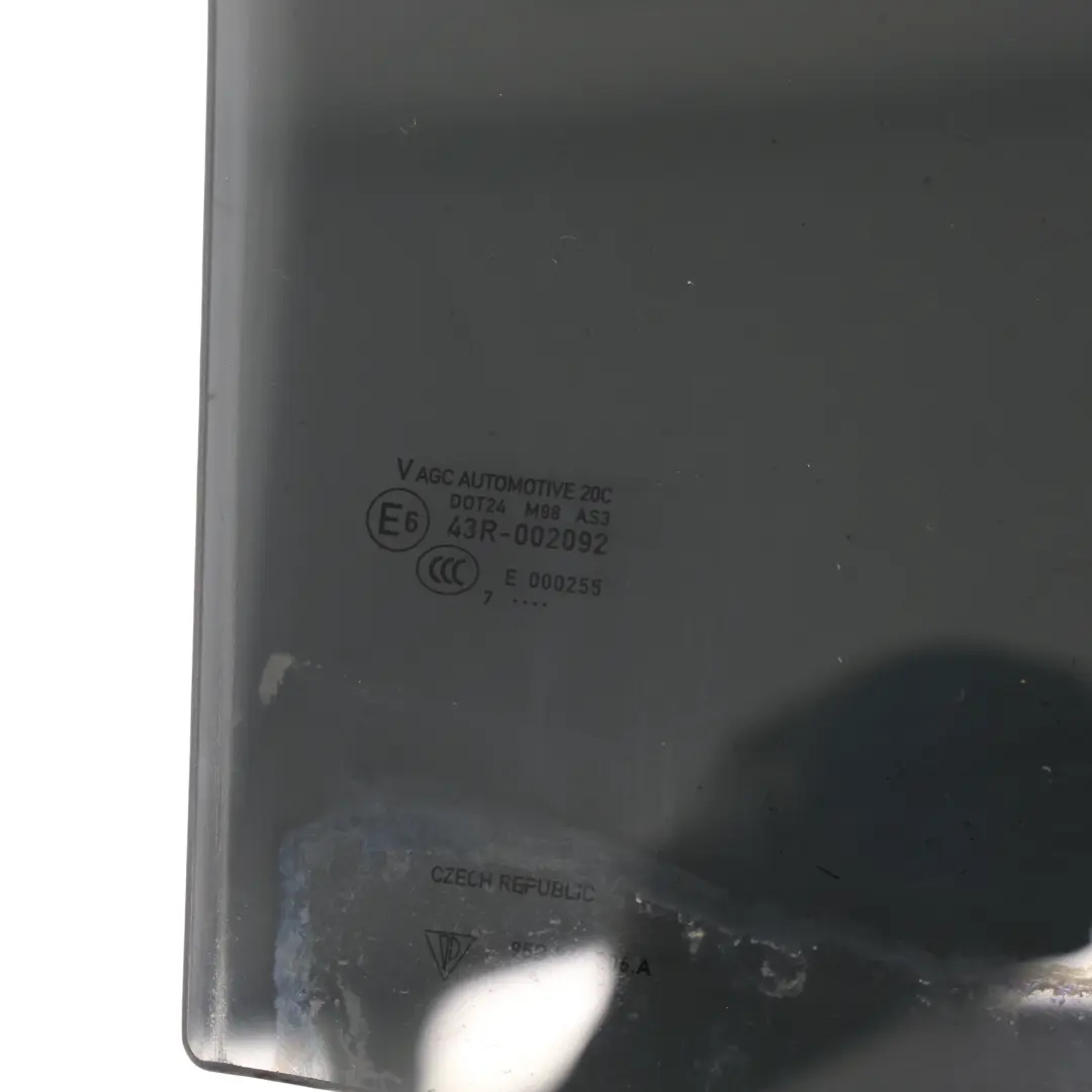 Porsche Macan 95B Vetro Porta Posteriore Destra Tinta AS3 - SKU 95B845206A - Numero di parte 95B845206A