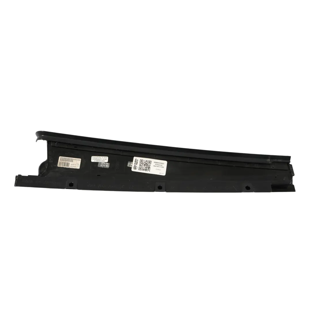 Porsche Macan 95B Tür B Säule Abdeckung Panel Schwarz Hinten Rechts 95B853352D - SKU 95B853352C - Teilenummer 95B853352C