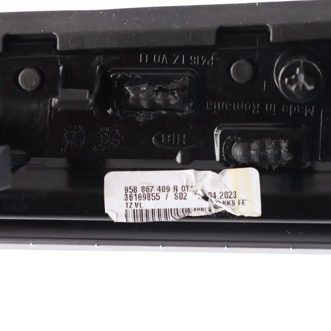 Inner Door Trim Molding Piano Black Front Left N/S to Porsche Macan 95B with Part number 95B867409R Porsche Macan 95B Inner Door Trim Molding Piano Black Front Left N/S - SKU 95B867409R - Part number 95B867409R