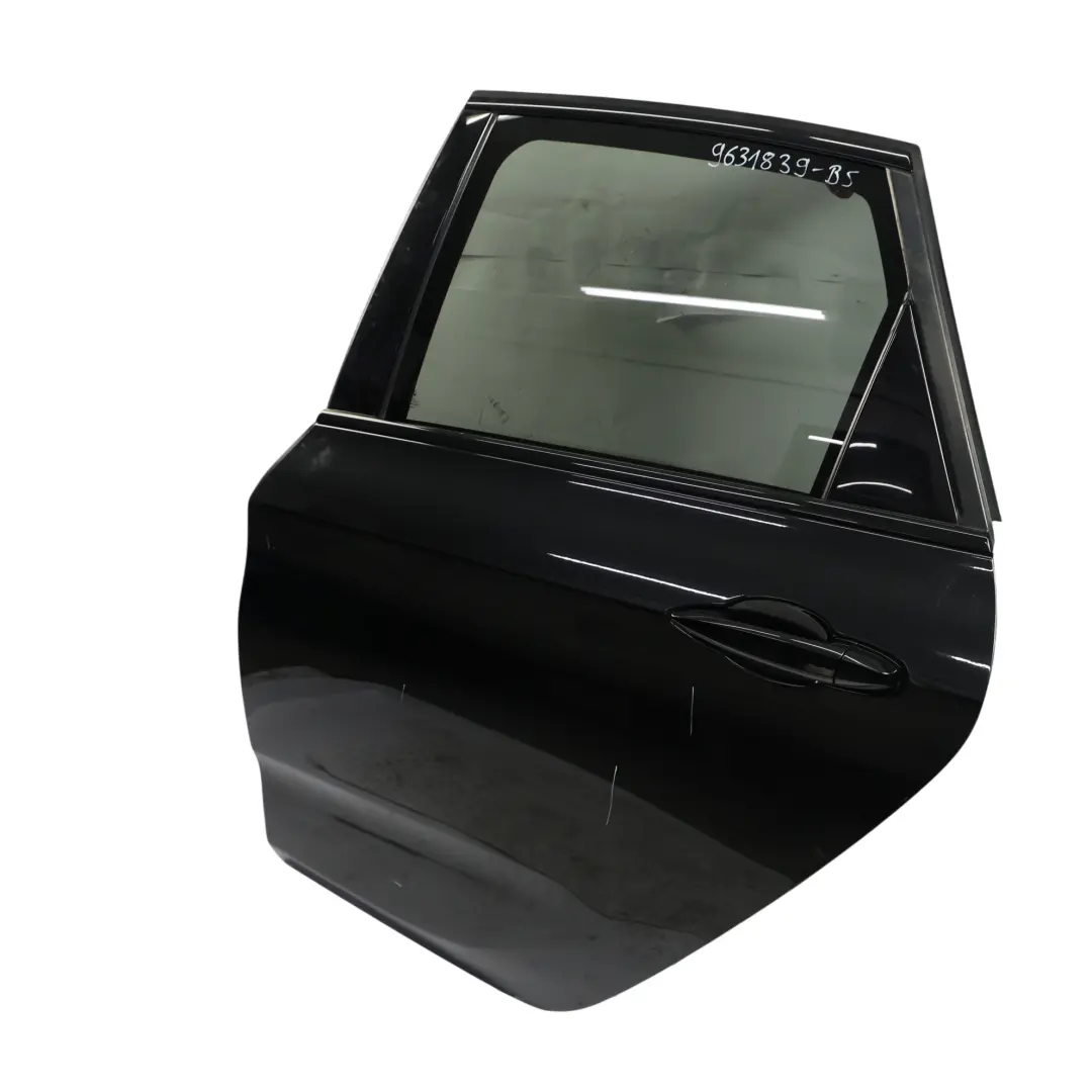 BMW F45 Active Tourer Puerta Trasera Izquierda Black Sapphire Negro - 475 - SKU 9631839-BS - Número de pieza 9631839