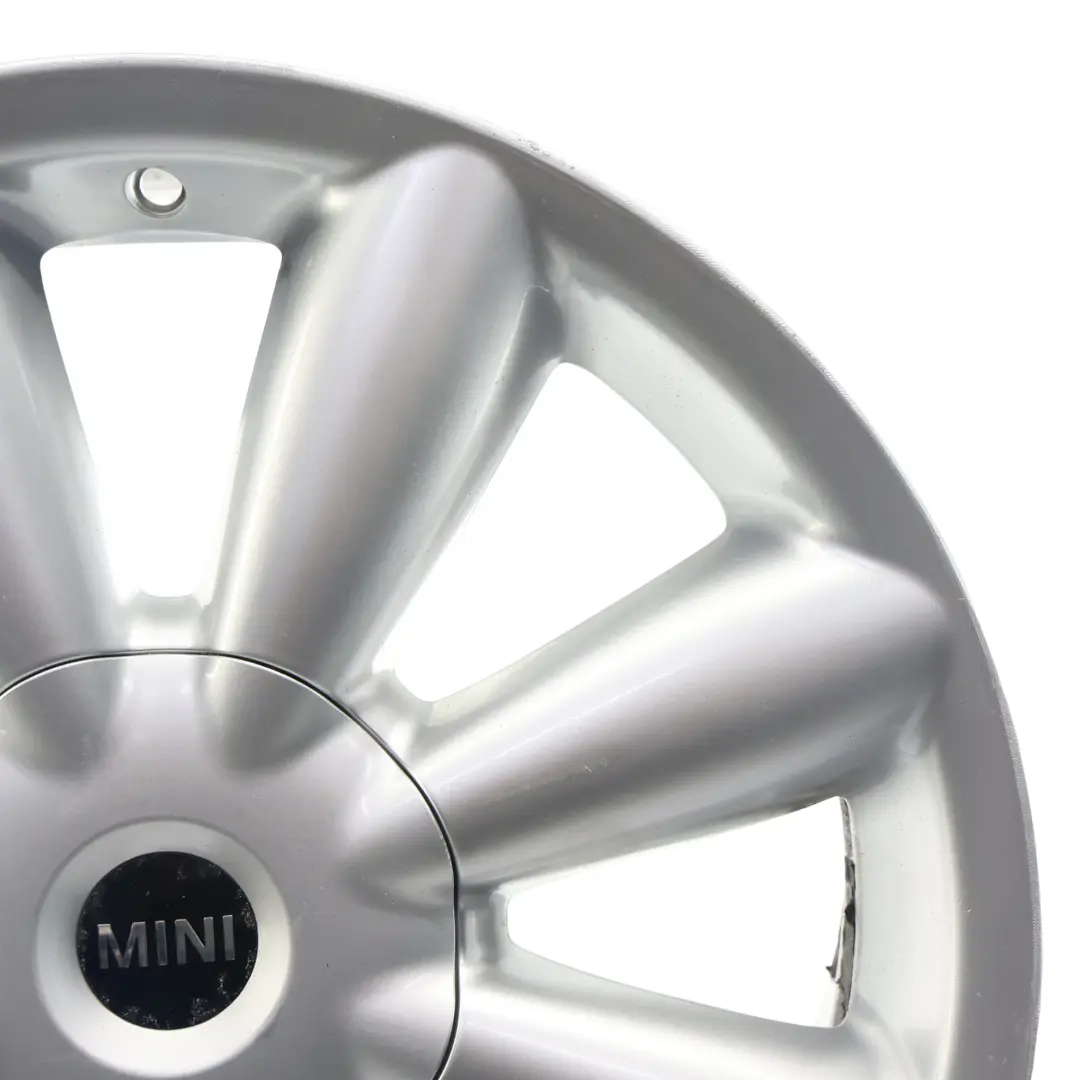 Mini Cooper R60 R61 Silver Wheel Alloy Rim 18" ET:52 7,5J Turbo Fan 126 - SKU 9803724-1 - Part number 9803724