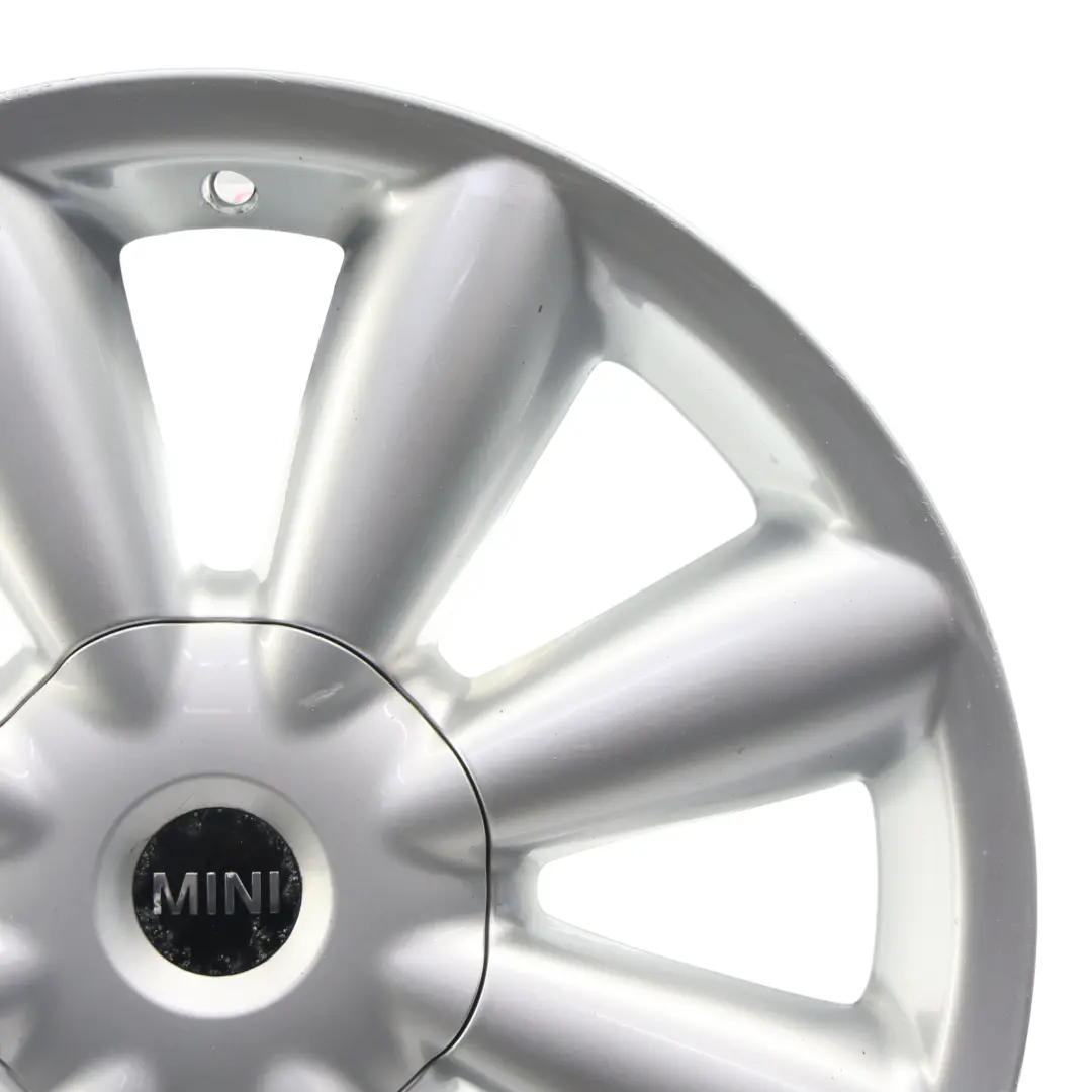Mini Cooper R60 R61 Argent Jante Alliage 18" ET:52 7,5J Turbo Fan 126 - SKU 9803724-2 - Numéro de pièce 9803724