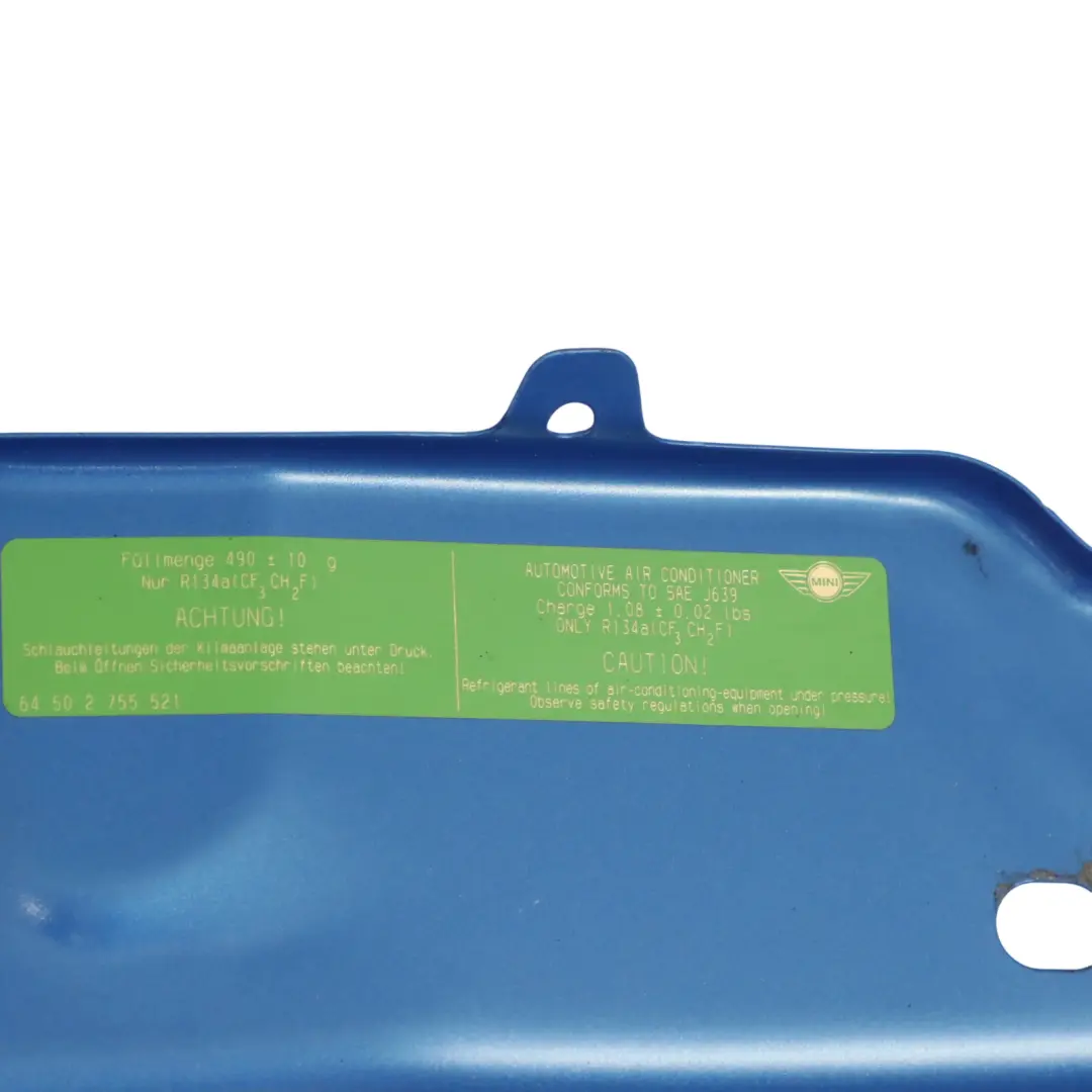 Mini R60 R61 Pannello Laterale Parafango Anteriore Ala Destra True Blue - B14 - SKU 9805644-TBM1 - Numero di parte 9805644