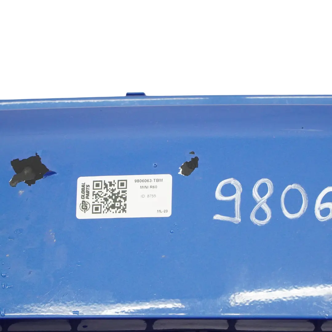 Mini R60 Countryman Zderzak Przedni True Blue Niebieski Metalik - B14 - SKU 9806063-TBM - Numer Części 9806063