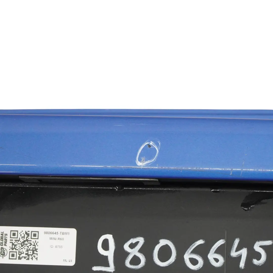 Mini Countryman R60 Pare-Chocs Arrière PDC True Blue Metallic Bleu - B14 - SKU 9806645-TBM1 - Numéro de pièce 9806645