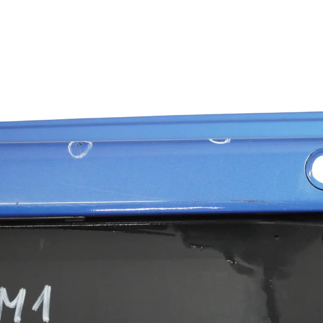 Bumper Trim Panel Cover PDC True Blue Metallic - B14 to Mini Countryman R60 Rear with Part number 9806645 Mini Countryman R60 Rear Bumper Trim Panel Cover PDC True Blue Metallic - B14 - SKU 9806645-TBM1 - Part number 9806645