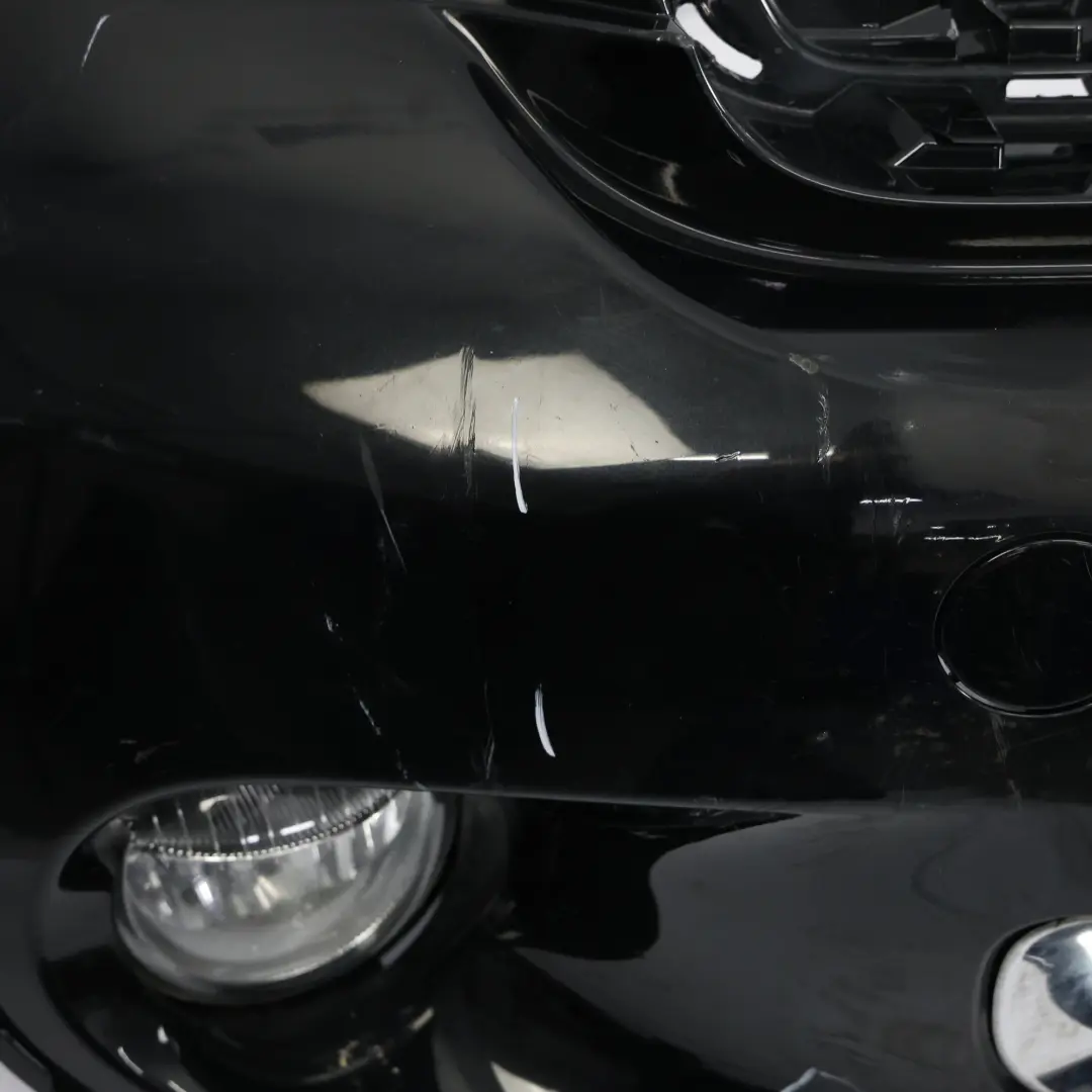 Front Bumper Trim Panel Cover Absolute Black Metallic - B11 to Mini R60 R61 with Part number 9807196 Mini R60 R61 Front Bumper Trim Panel Cover Absolute Black Metallic - B11 - SKU 9807196-ABS3 - Part number 9807196