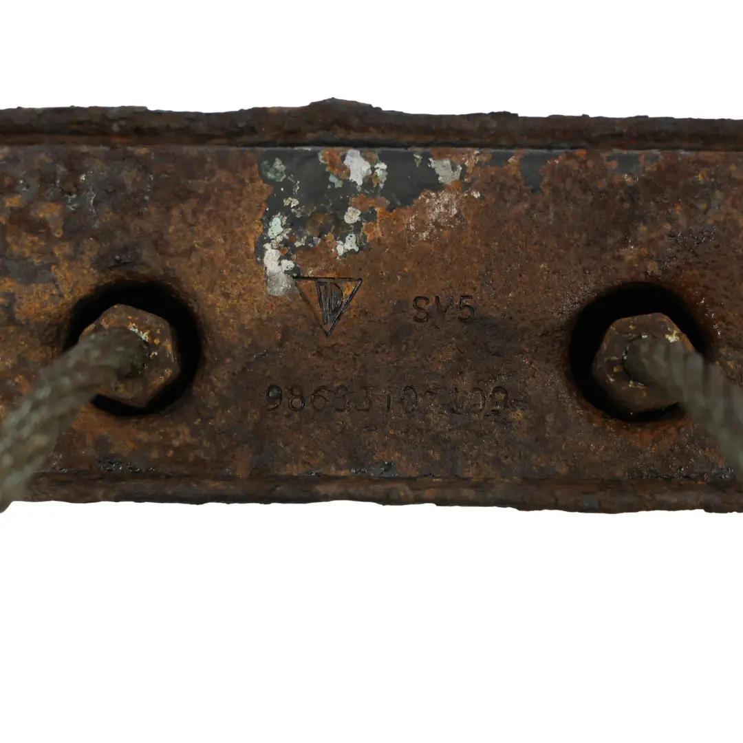 Porsche Boxster 986 Supporto Mozzo Traversa Telaio Ausiliario Assale Posteriore - SKU 98633107109 - Numero di parte 98633107107