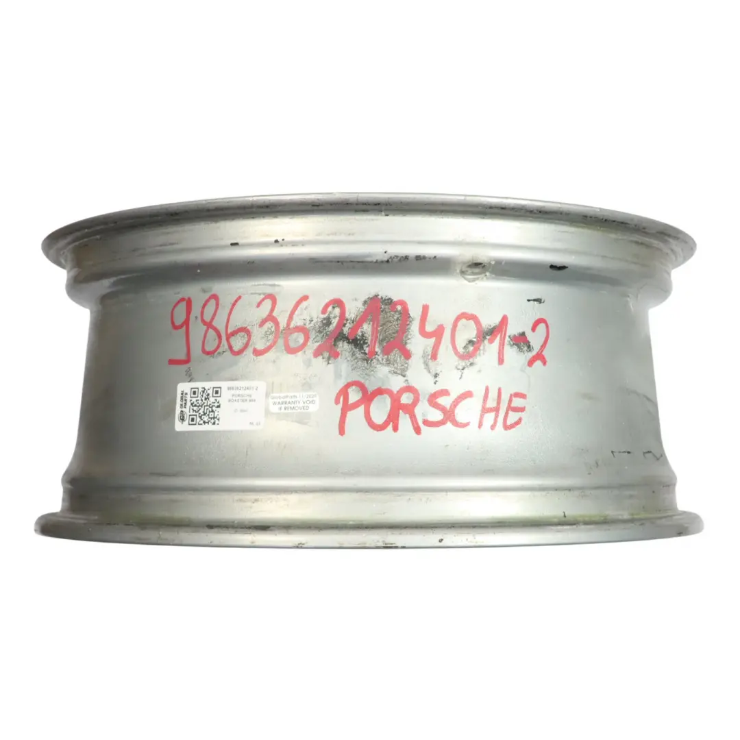 Porsche Boxter 986 Cerchio Anteriore In Lega Argento 17" 7J ET:55 - SKU 98636212401-2 - Numero di parte 98636212401